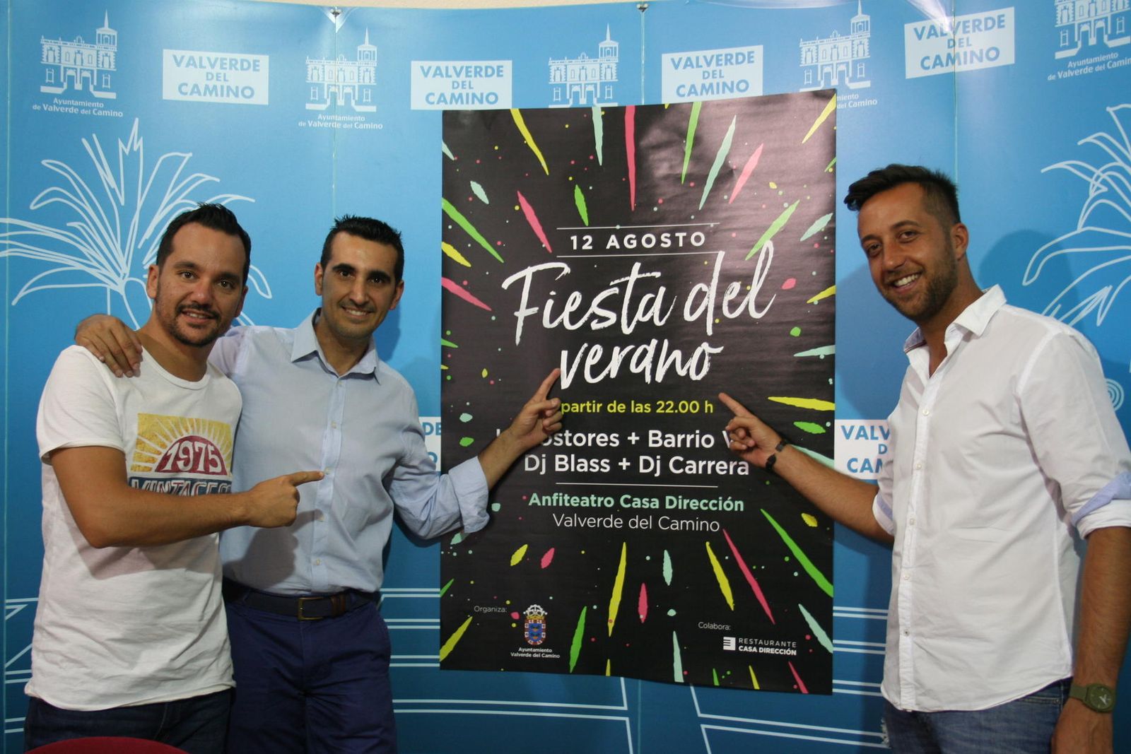 Un momento de la presentación del cartel del festival valverdeño.