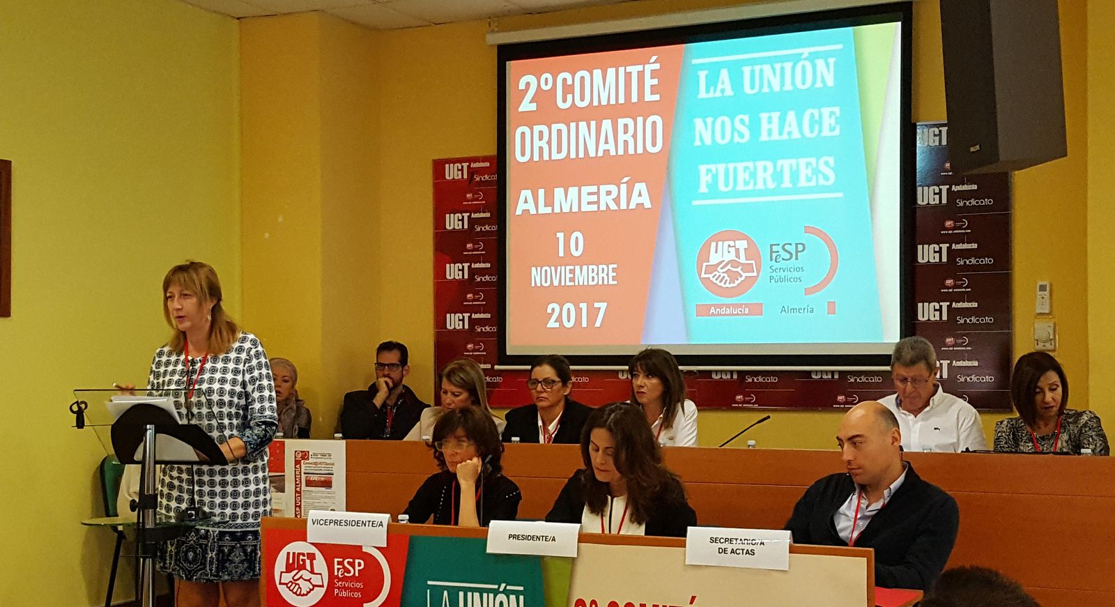 Sunsi Requena (FeSP UGT Almería).
