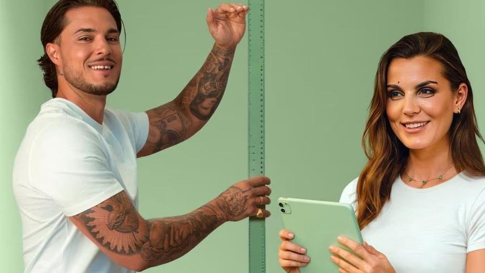 Mar Flores y Carlo Costanzia, en la imagen promocional de 'Decomasters', el nuevo programa de TVE.