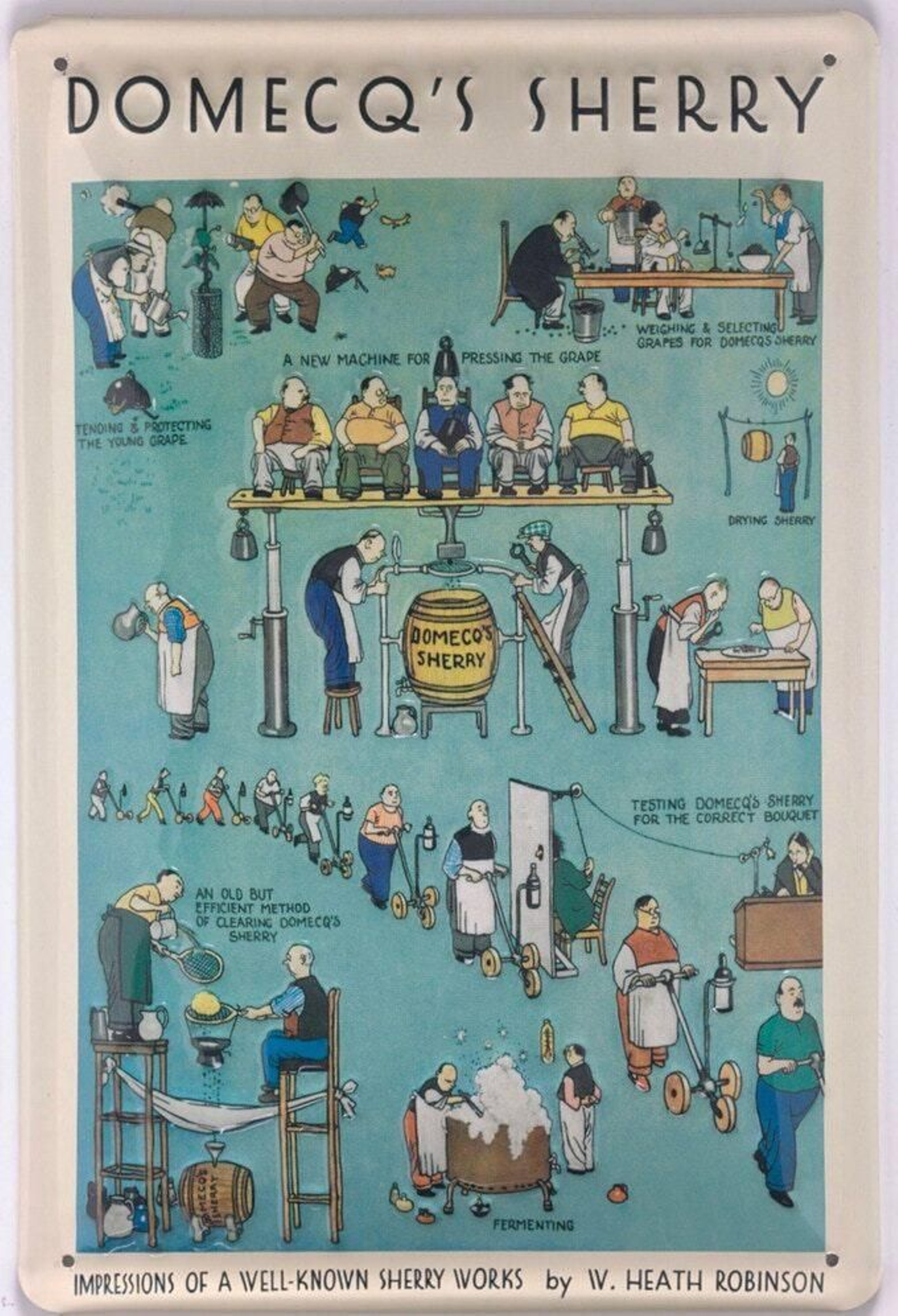 La visión del artista Heath Robinson.