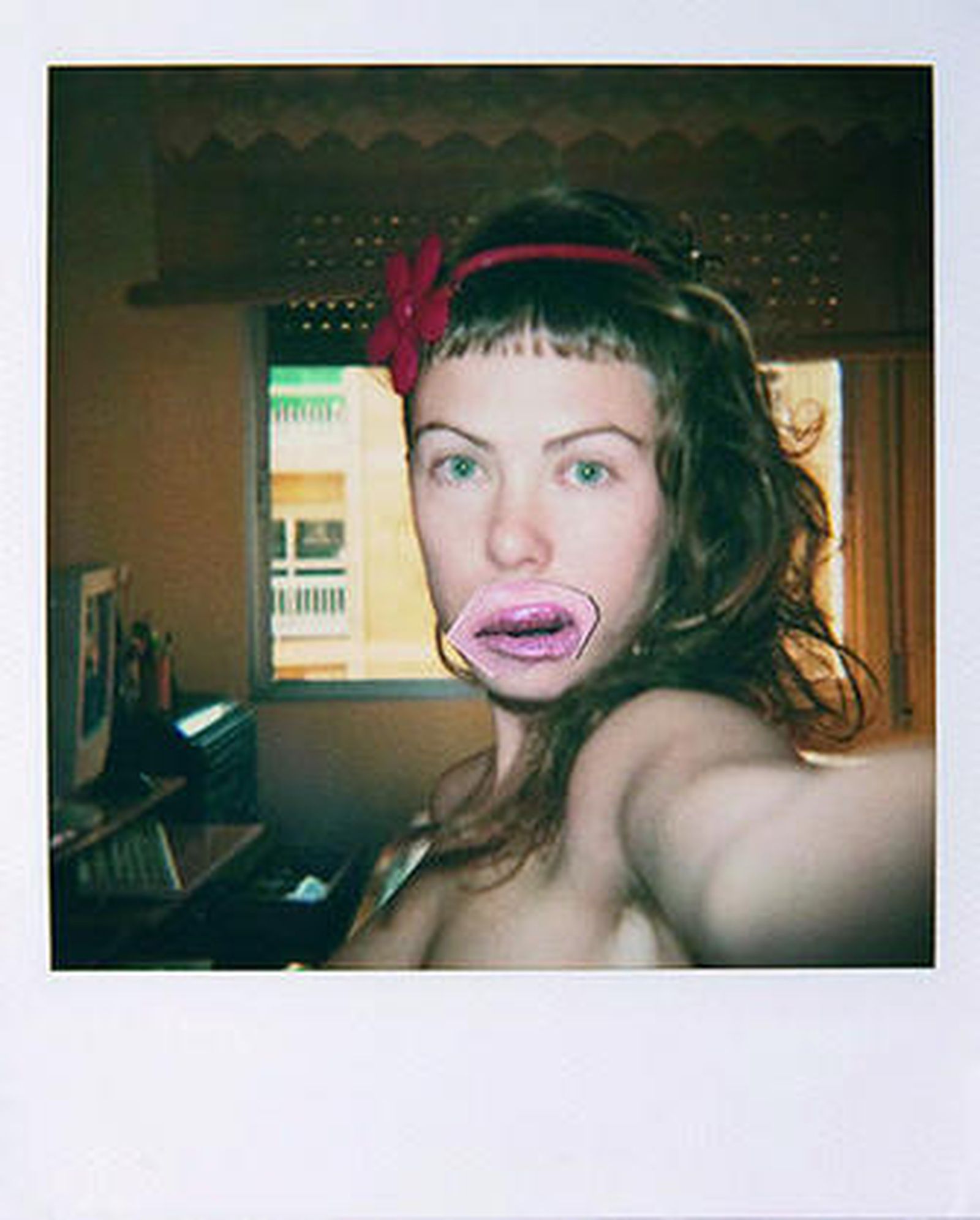 'Quiero ser Angelina, Jolín!', polaroid de Verónica Ruth Frías.