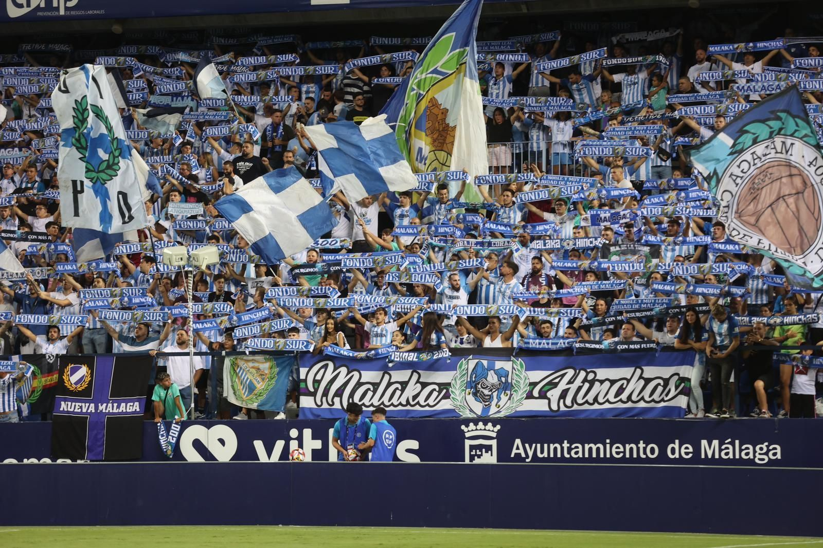 El Málaga CF - Recreativo Granada, en imágenes