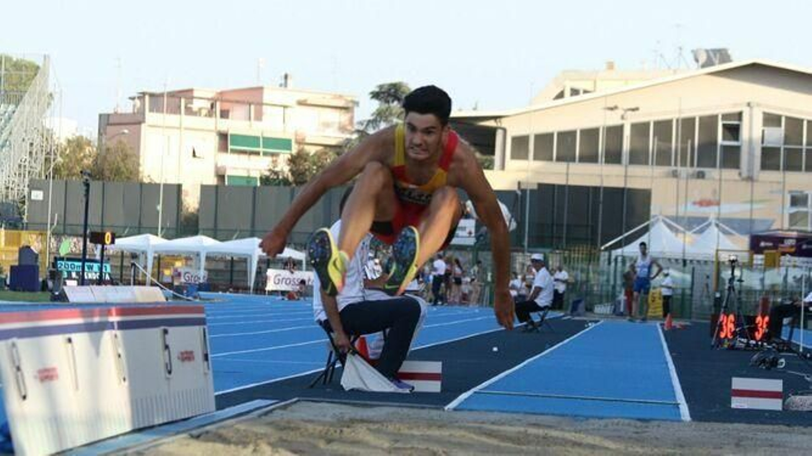 Héctor Santos en el Campeonato de España absoluto