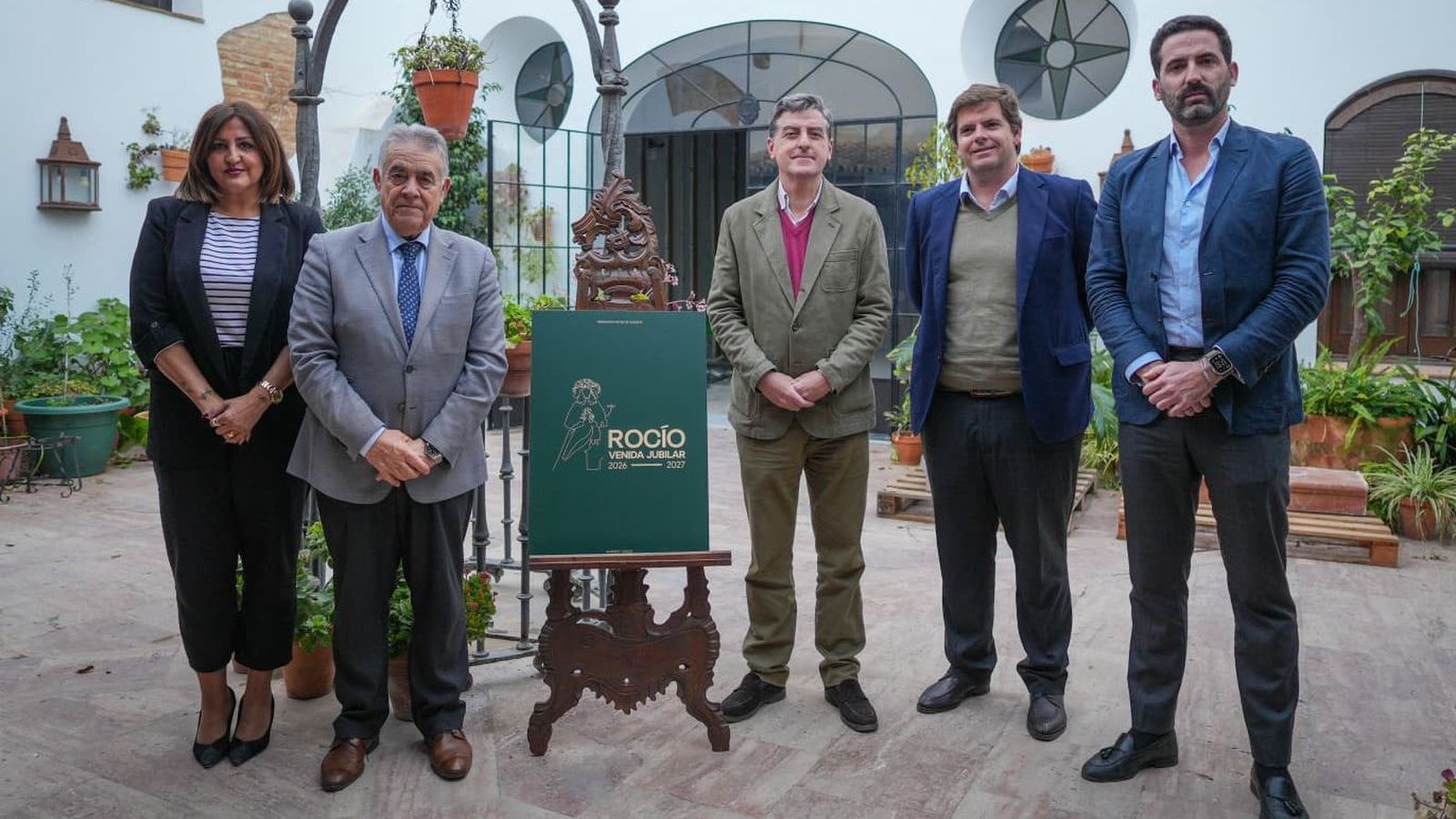 Presentación del cartel de la Venida Jubilar de la Virgen del Rocío.
