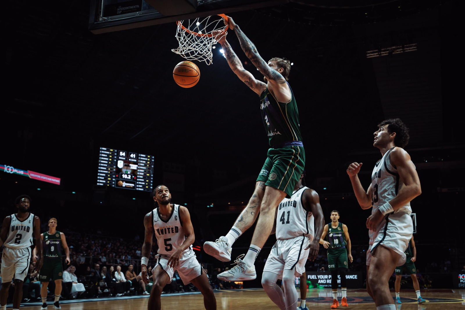 Unicaja-NBA G League United, final de la Copa Intercontinental, en fotos