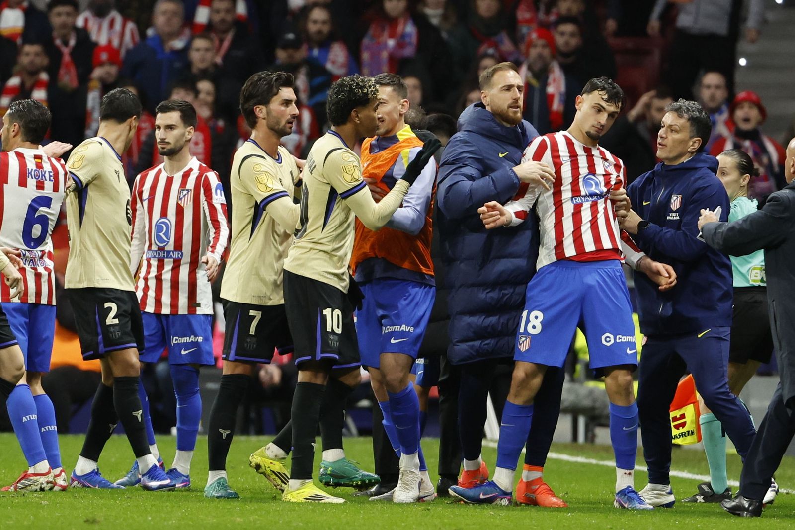 Las fotos del Atlético de Madrid-Barcelona