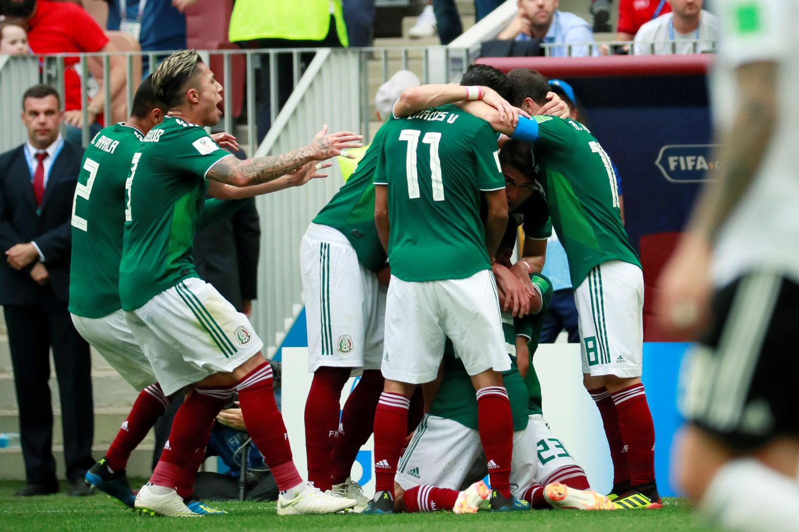 Las imágenes del Alemania-México