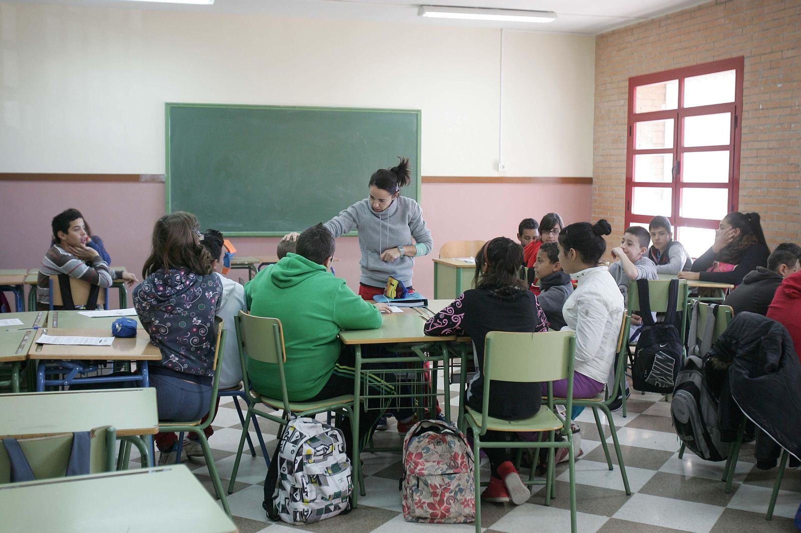 Clase de Secundaria en un instituto.