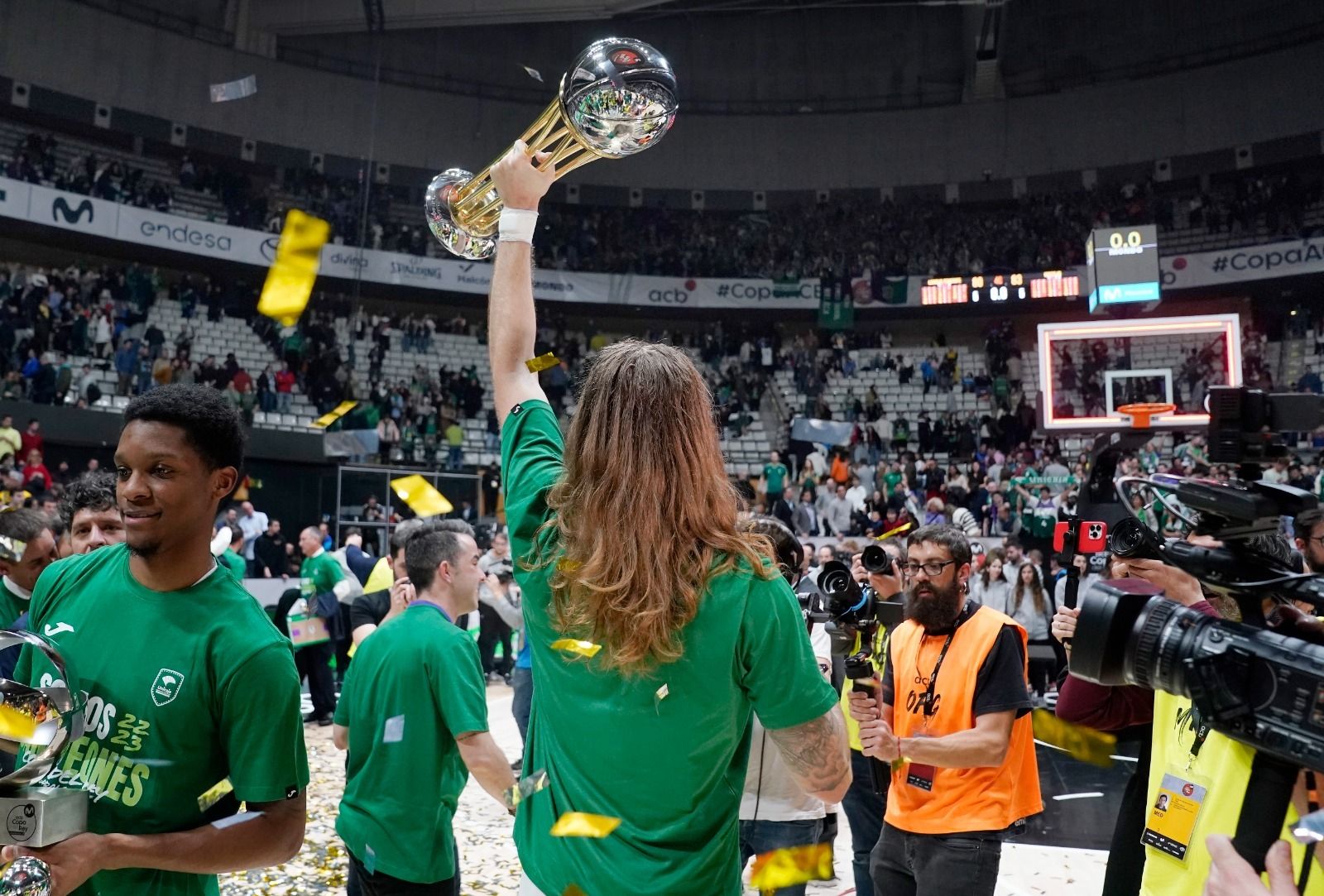 La celebración del Unicaja como campeón de la Copa del Rey, en imágenes