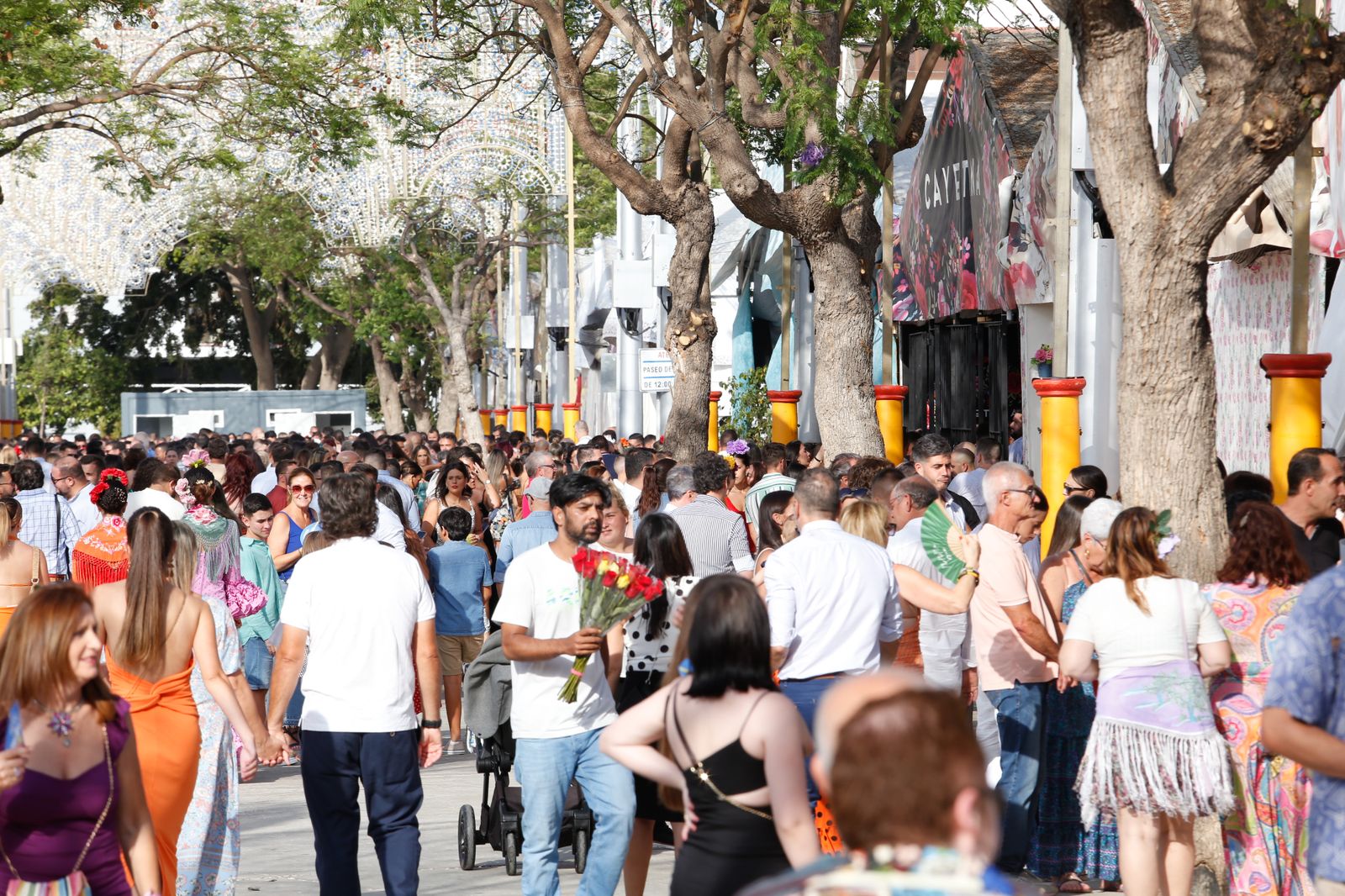 Ambiente en el miércoles festivo de la Feria Real de Algeciras