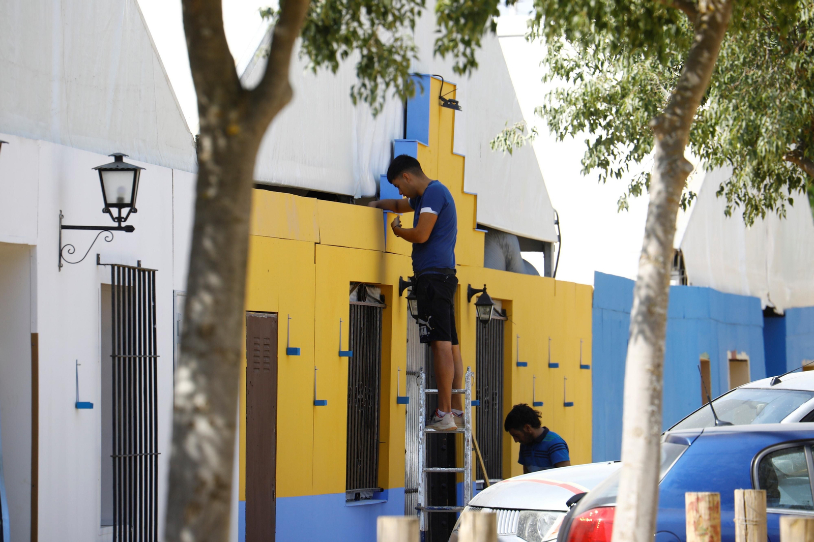 Todo listo en recinto ferial de El Arenal, en imágenes