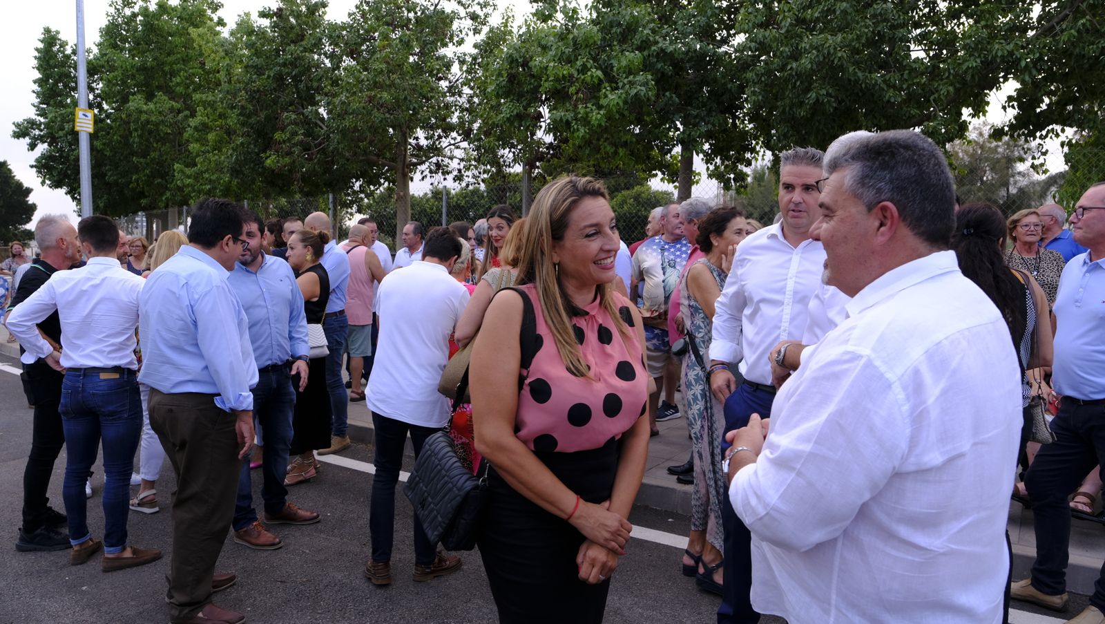 Imágenes de la inauguración del puente que une Huércal de Almería y Viator