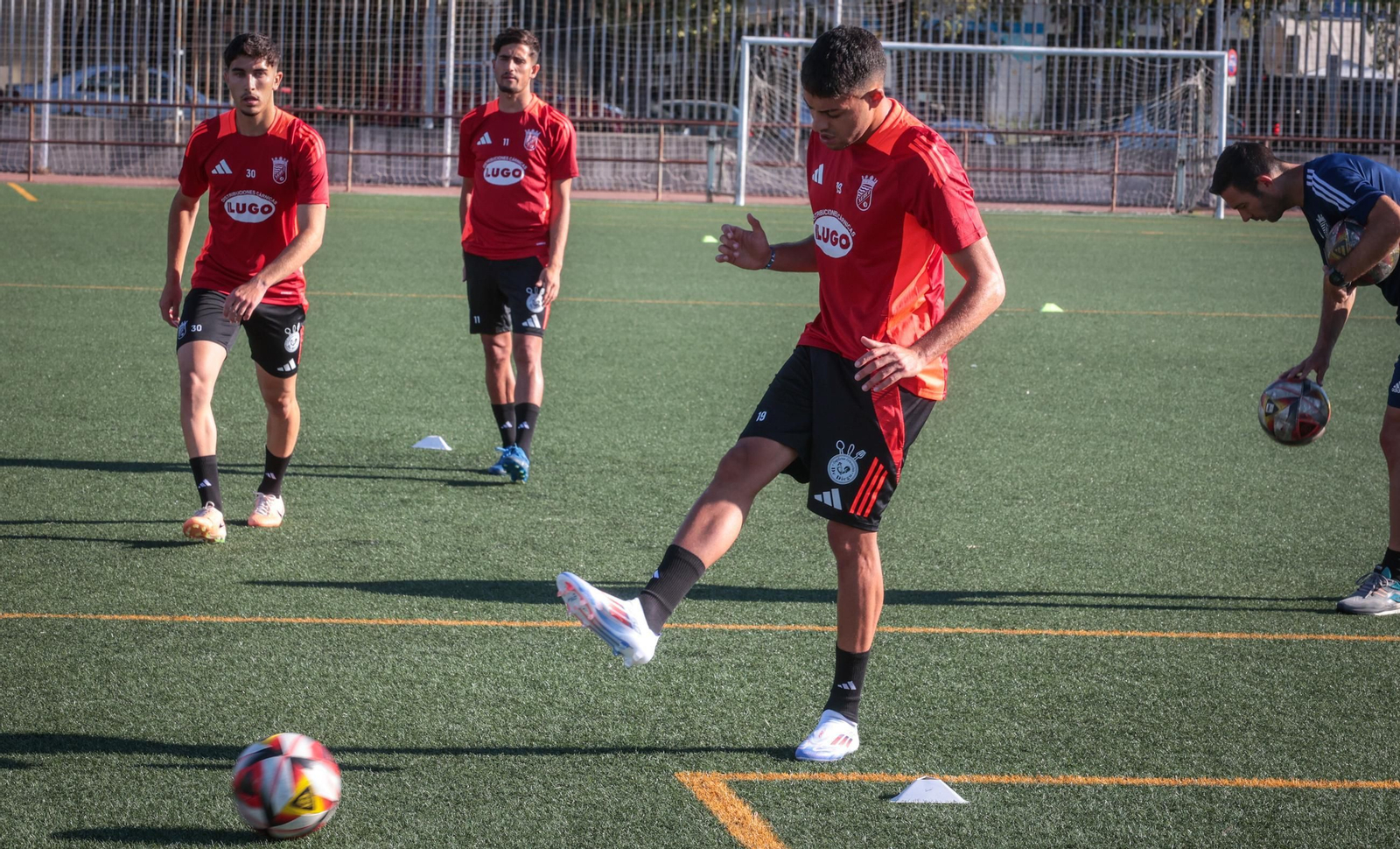 Imágenes del primer entrenamiento de la temporada Xerez CD