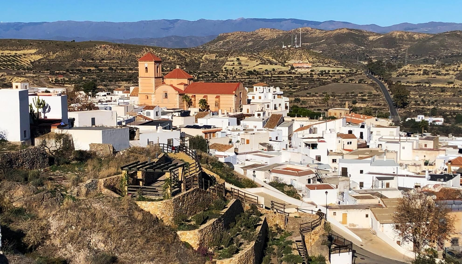 Vista panorámica de Lucainena de las Torres.