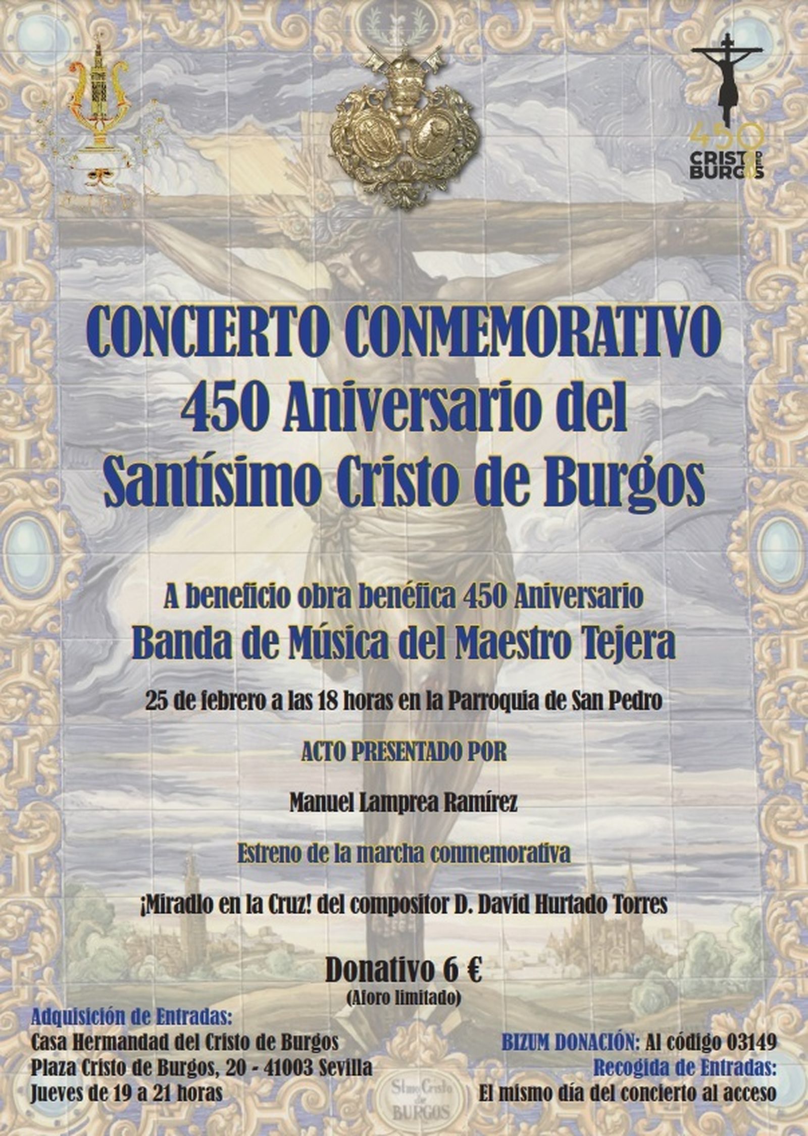 Cartel del concierto conmemorativo