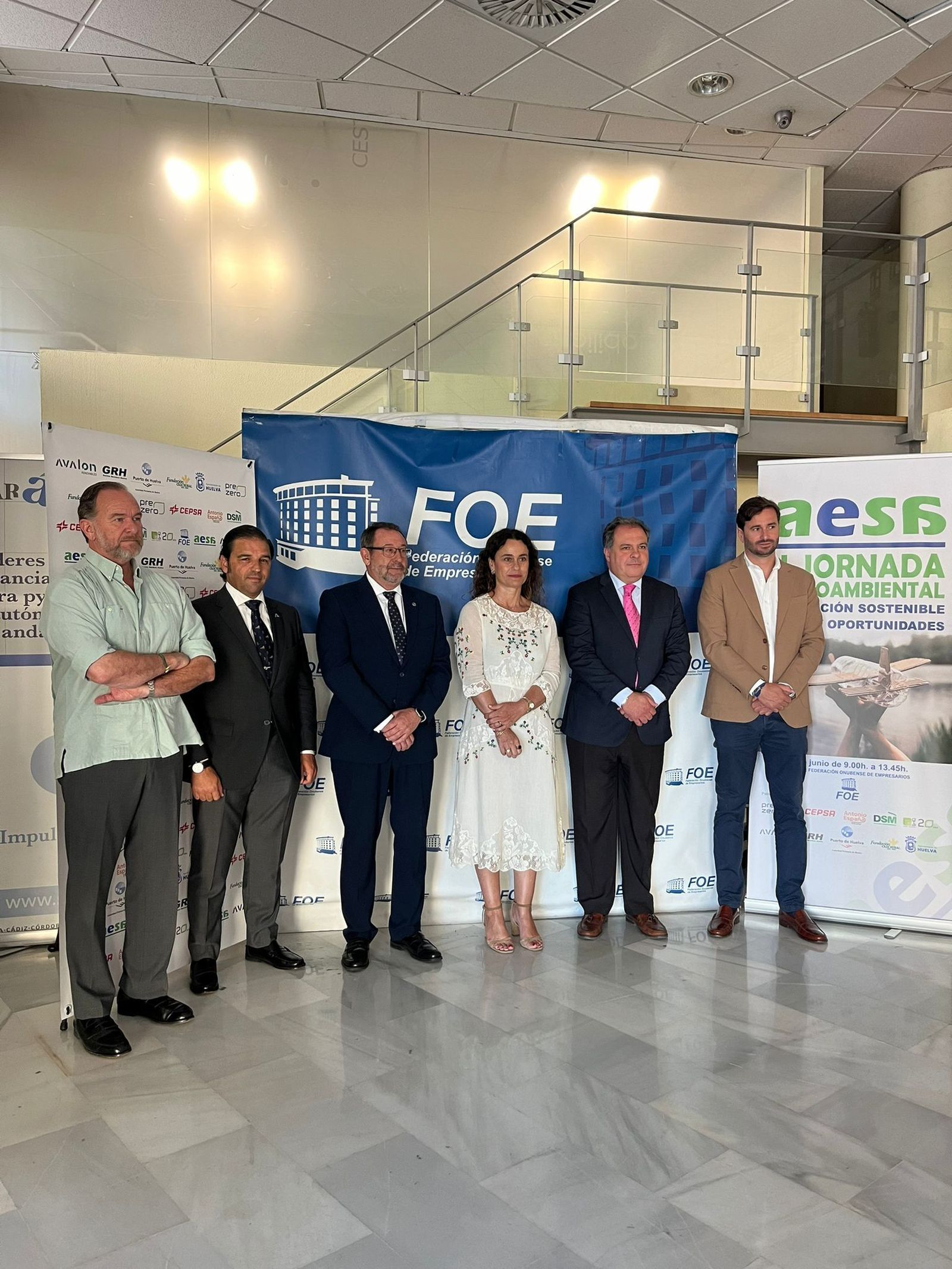 Asistentes a las jornadas organizadas por la asociación de empresas del sector ambiental de la FOE.