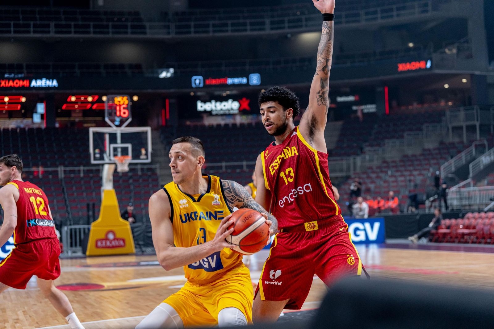 Las mejores fotos del Ucrania-España de baloncesto