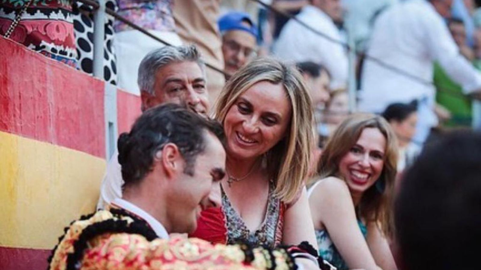 Carazo y Díaz, durante una corrida de toros de Corpus en Granada