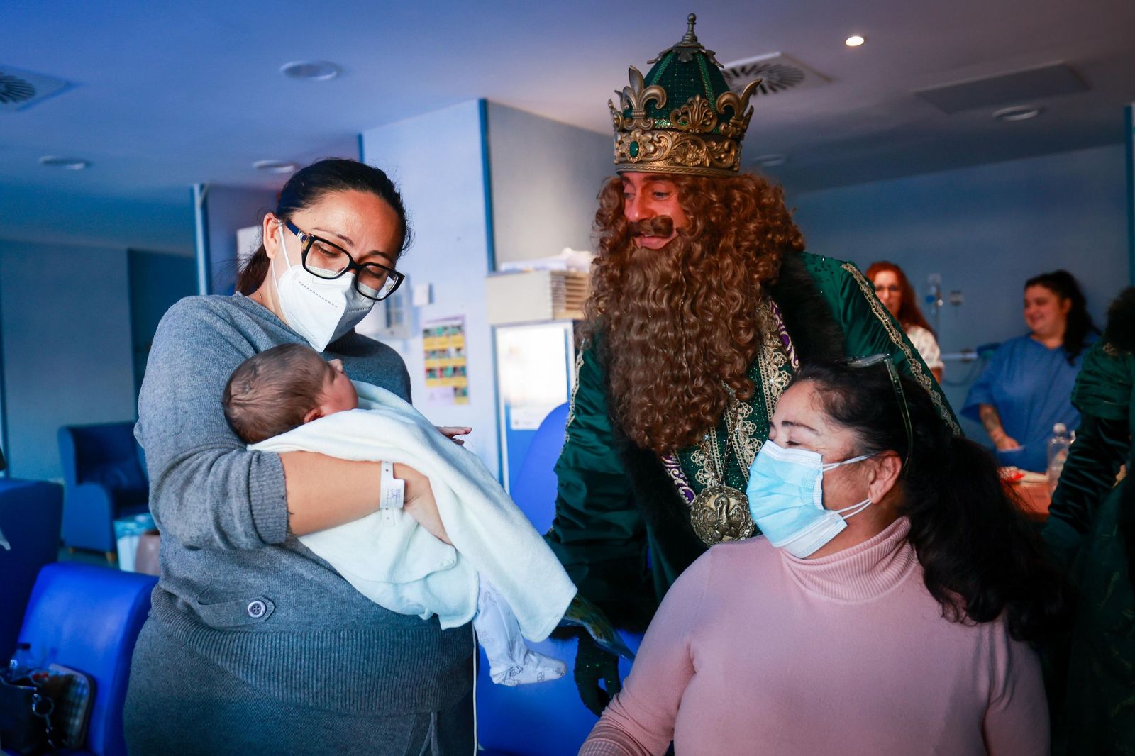 Los Reyes Magos, en el hospital Puerta del Mar de Cádiz.