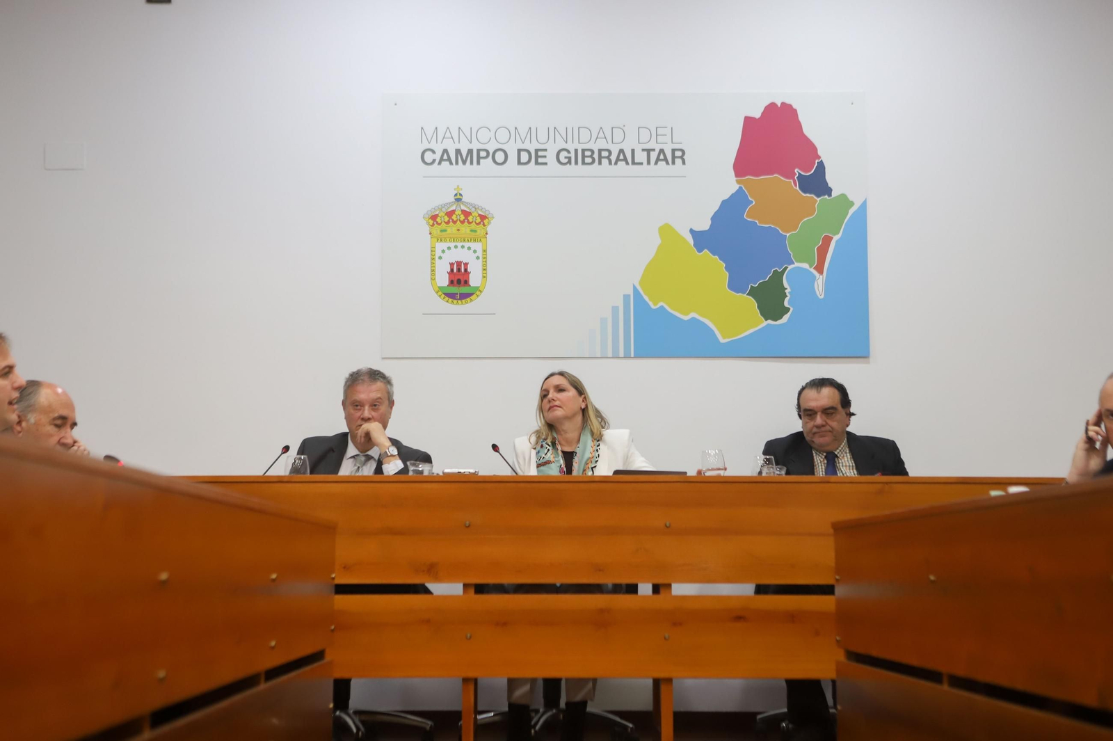 Un momento de un Pleno de la Mancomunidad.