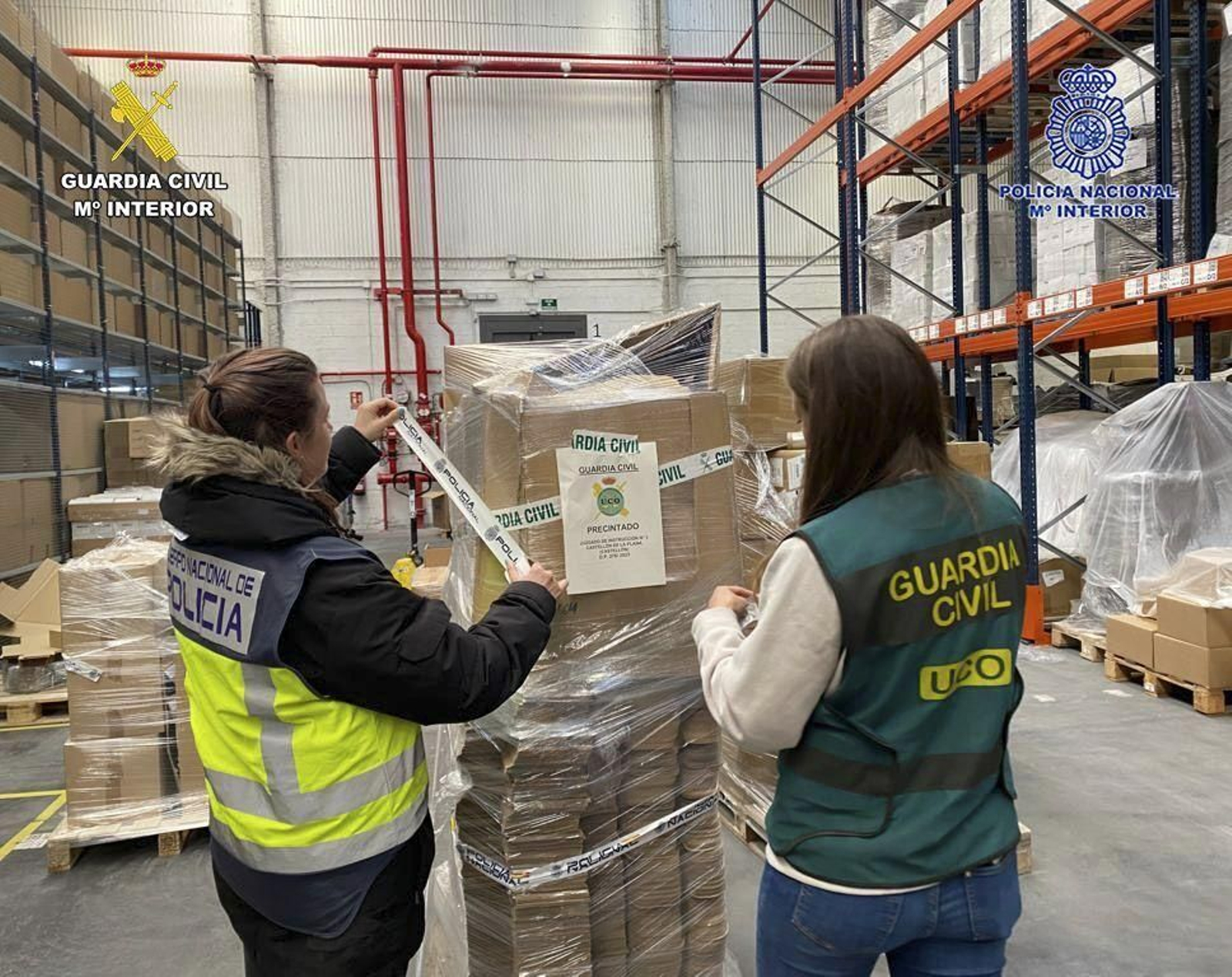 Imagen de la intervención del medicamento anabolizante, que se preparaba en Granada y está prohibido en España