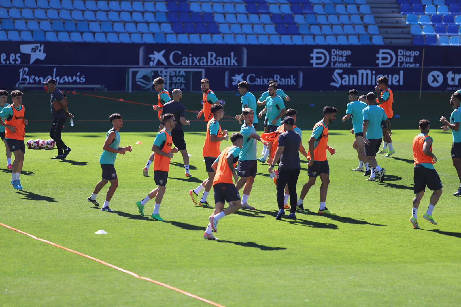 Las fotos del último entrenamiento del Málaga de la temporada