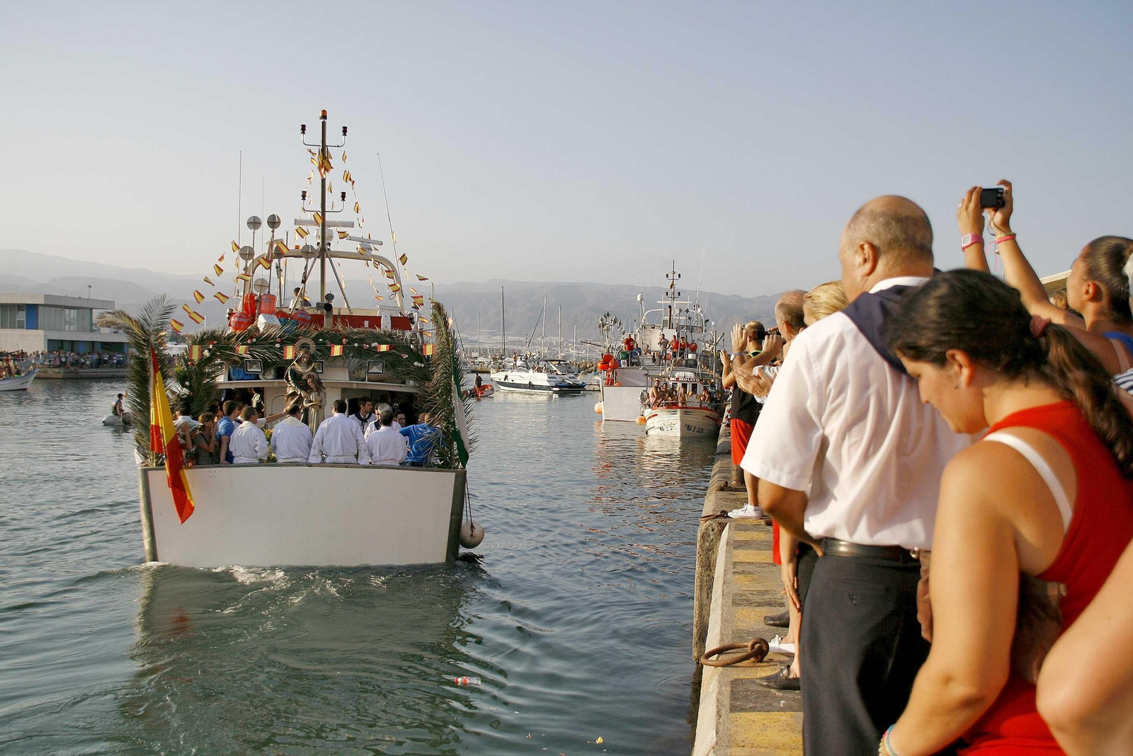 Santa Ana y la Virgen del Carmen en Roquetas de Mar