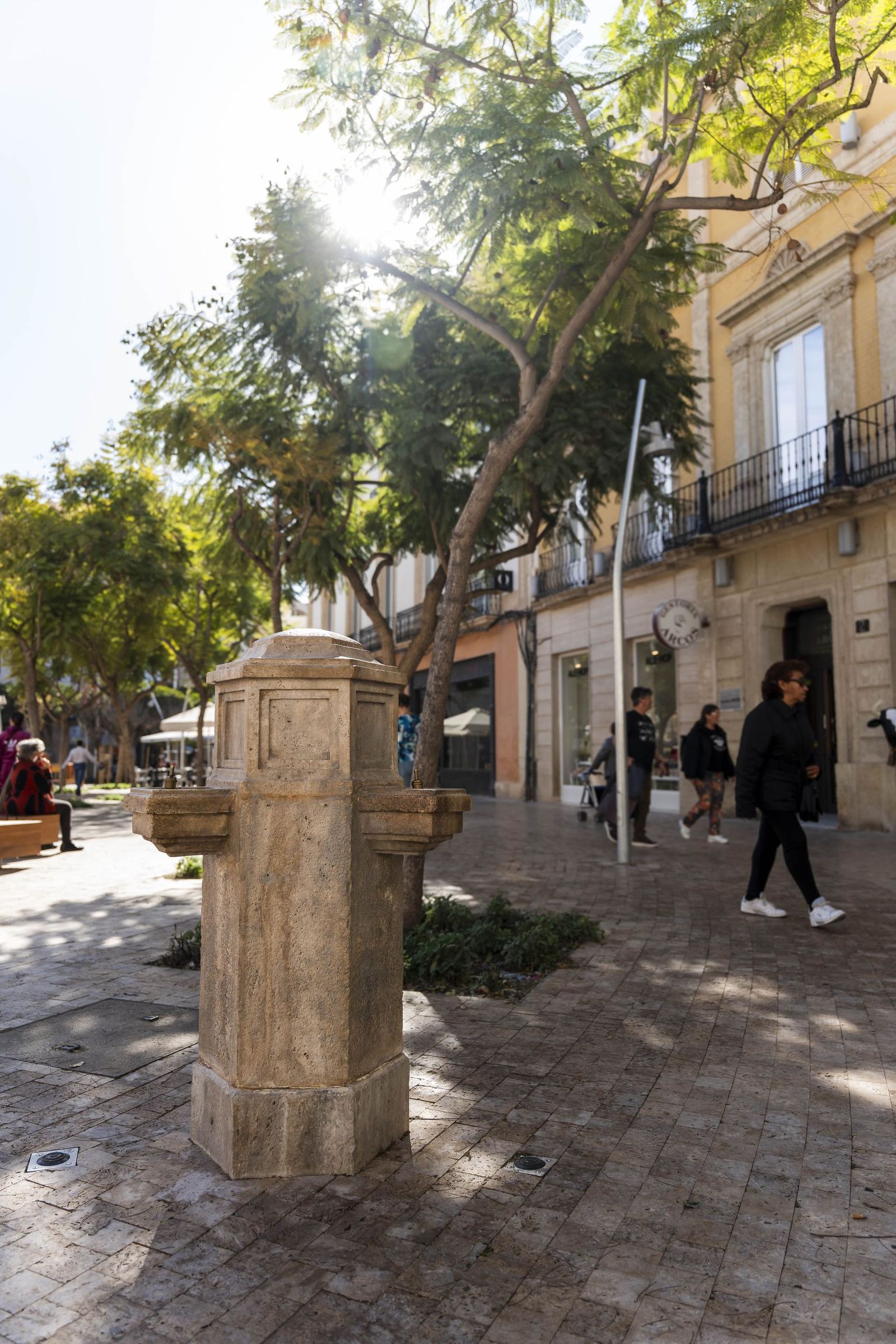 El cañillo de Puerta Purchena, en imágenes