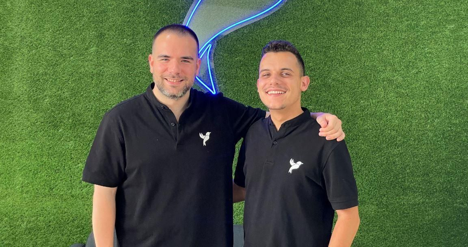 El emprendedor José Antonio Frías y su compañero Manuel Carnero.