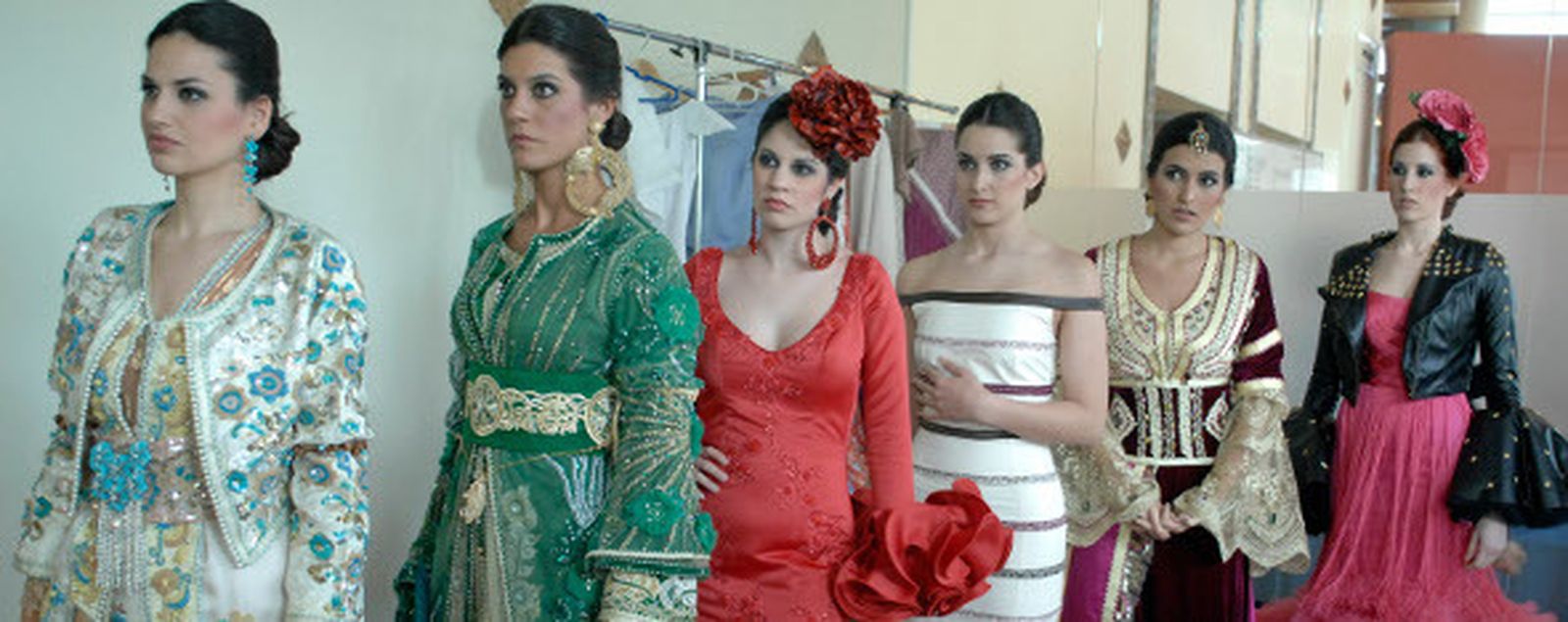 Uno de los vestidos de la diseñadora Meryem Boussikouk. Proyecto MERE.