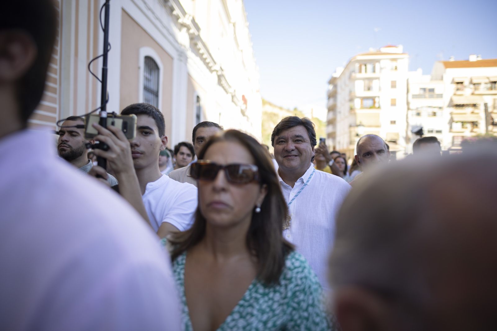 Imágenes de la salida de la Virgen de la Cinta desde la Catedral hacia el Santuario