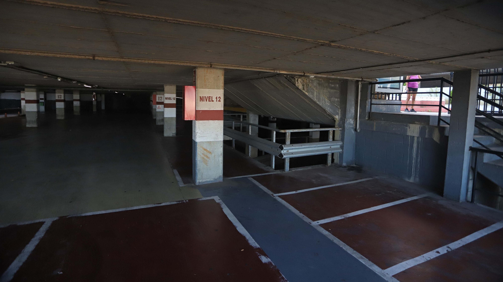 Fotos del cierre del parking La Escalinata en Algeciras Fotos del cierre del parking La Escalinata en Algeciras