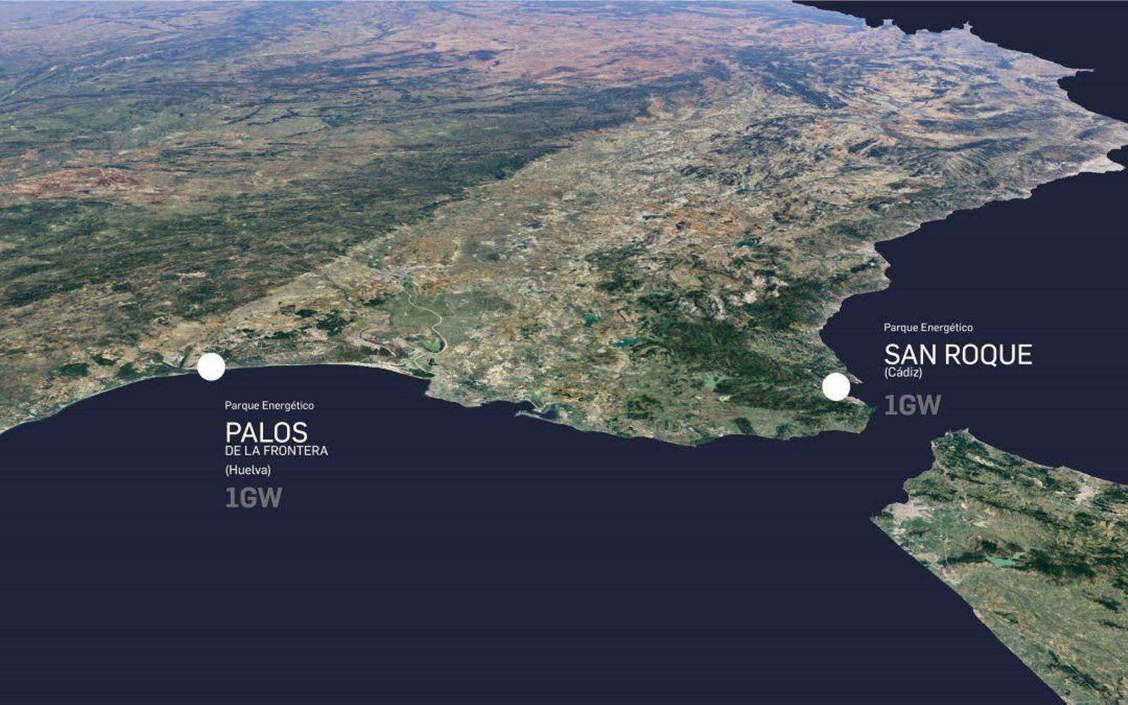El Valle Andaluz del Hidrógeno Verde promovido por Moeve tendrá sus centros operativos en Palos de la Frontera y San Roque.