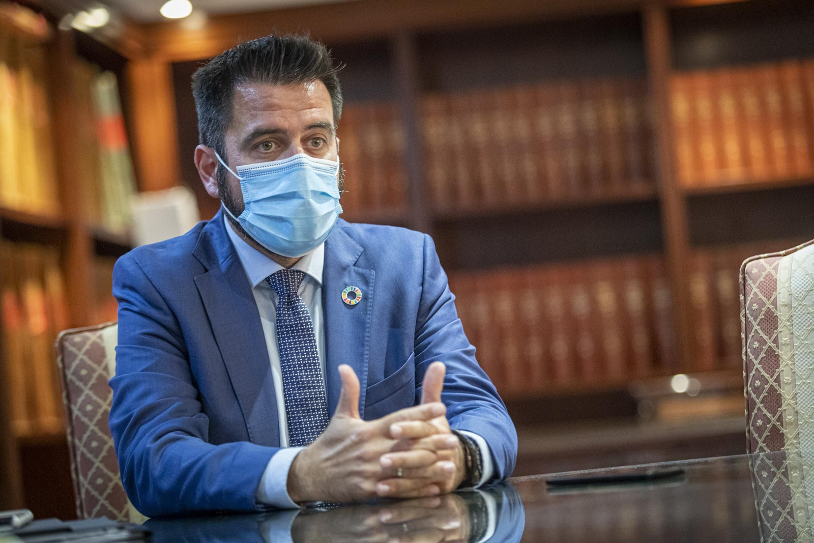 El delegado del Estado en la Zona Franca, Fran González