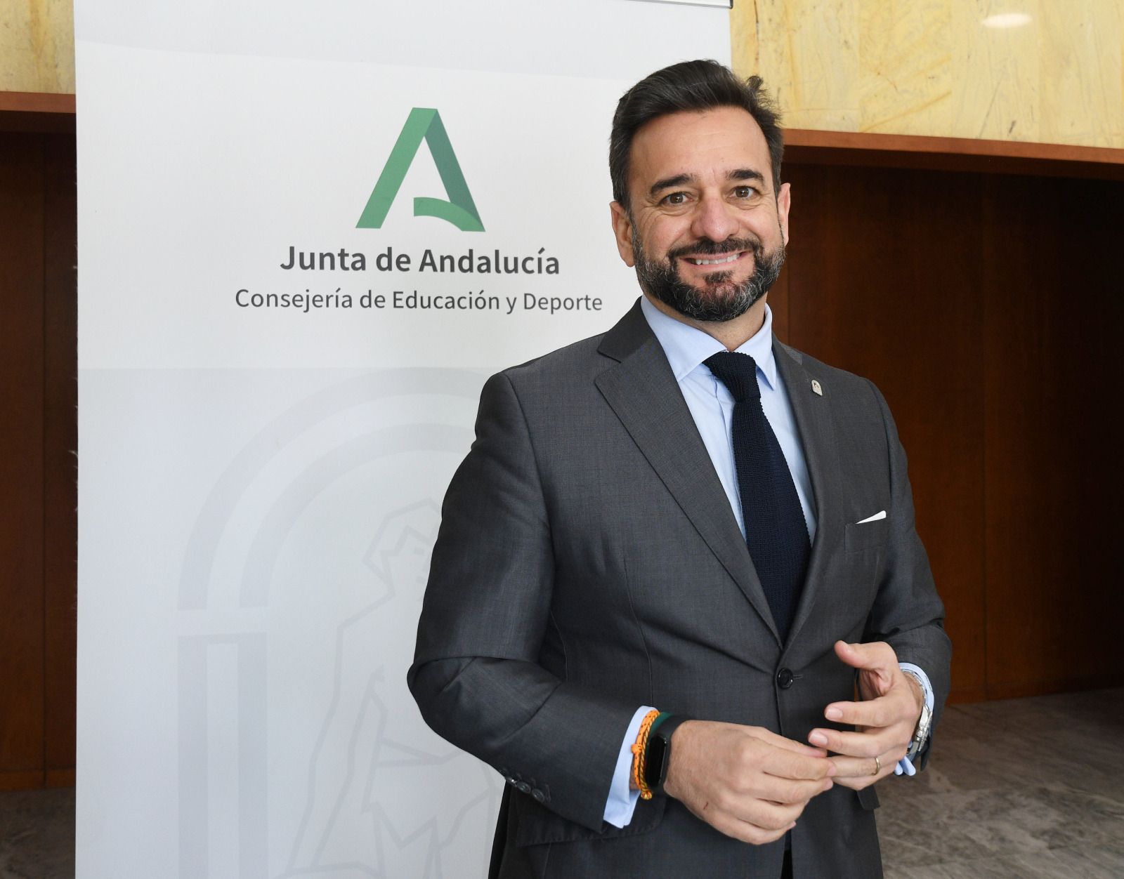 El nuevo consejero de Educación, Manuel Alejandro Calderete.