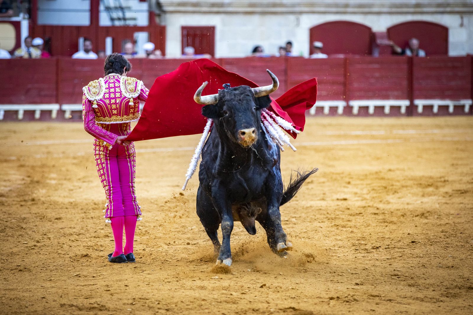 Diego Urdiales, Sebastián Castella y Daniel Luque, en la plaza de toros de El Puerto