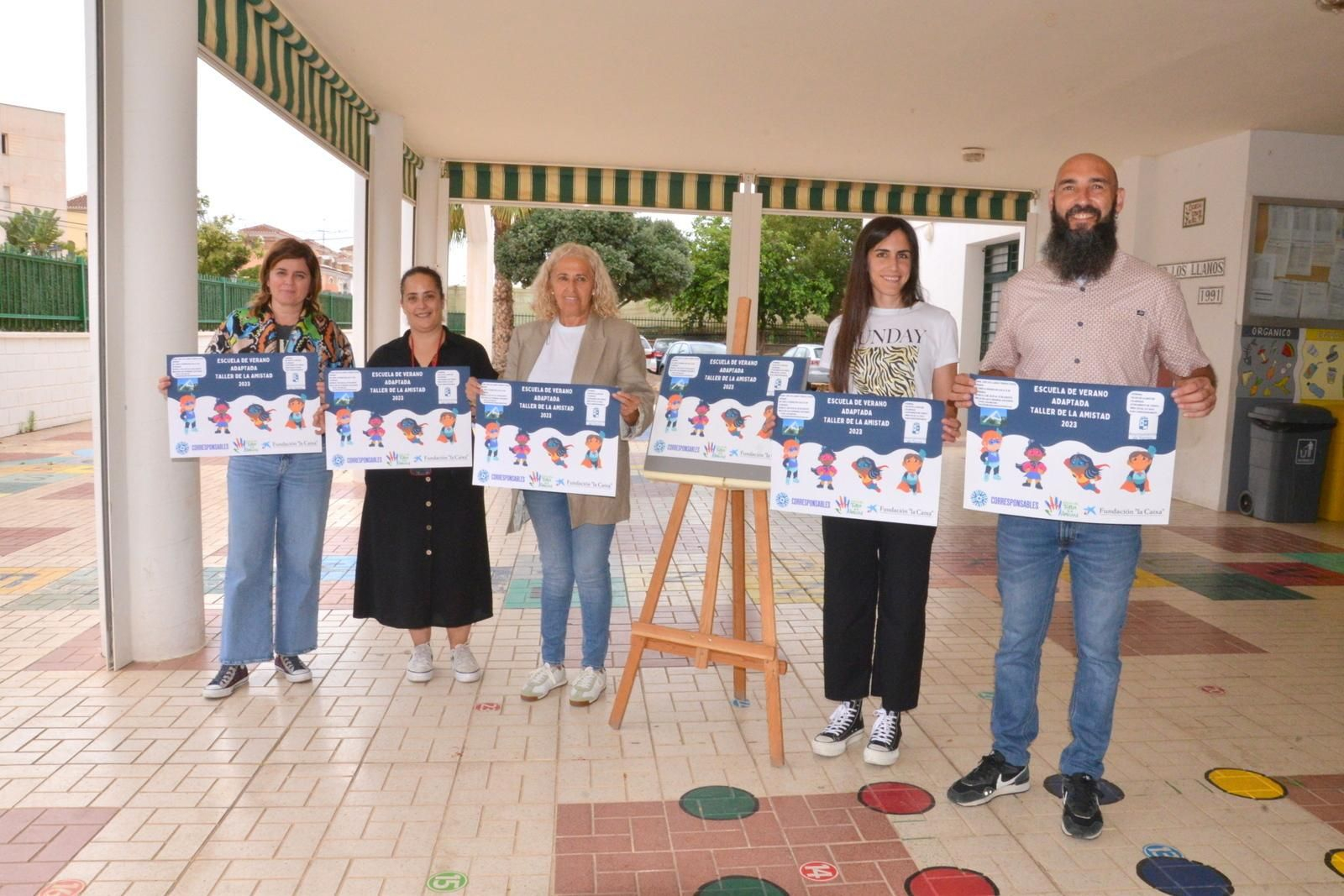 Presentación de la Escuela de Verano Adaptada Taller de Amistad en el C.E.I.P Los Llanos