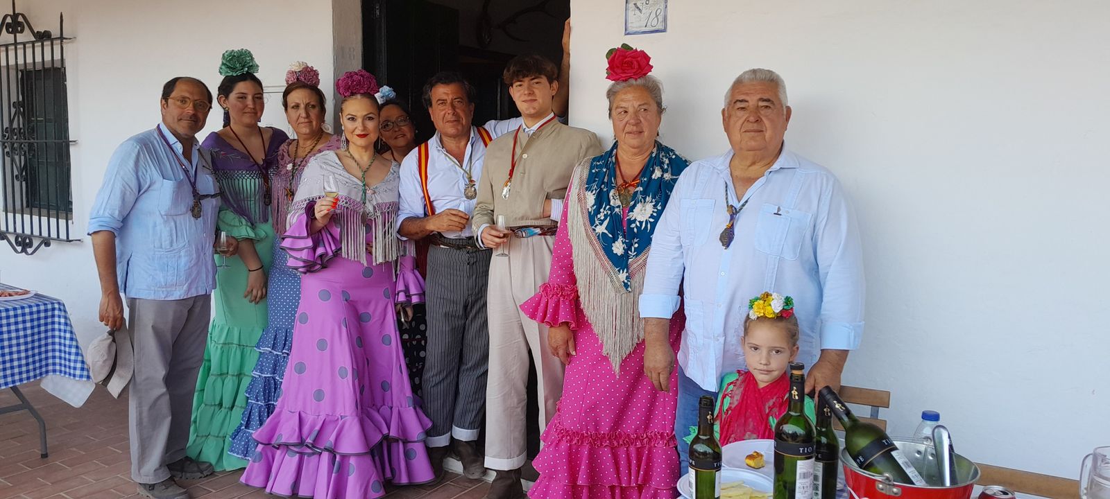 Imágenes de la llegada a la Aldea y presentación de la Hermandad del Rocío de Jerez