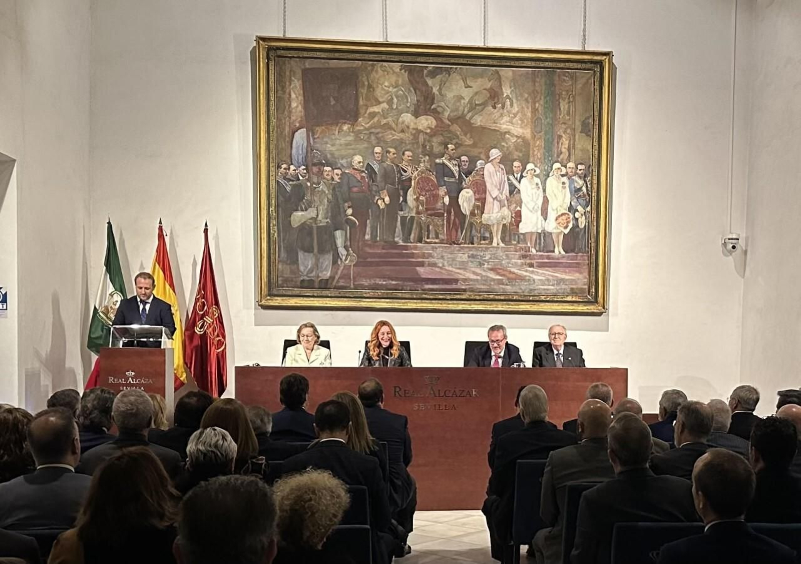 Un momento del acto celebrado en el Alcázar.