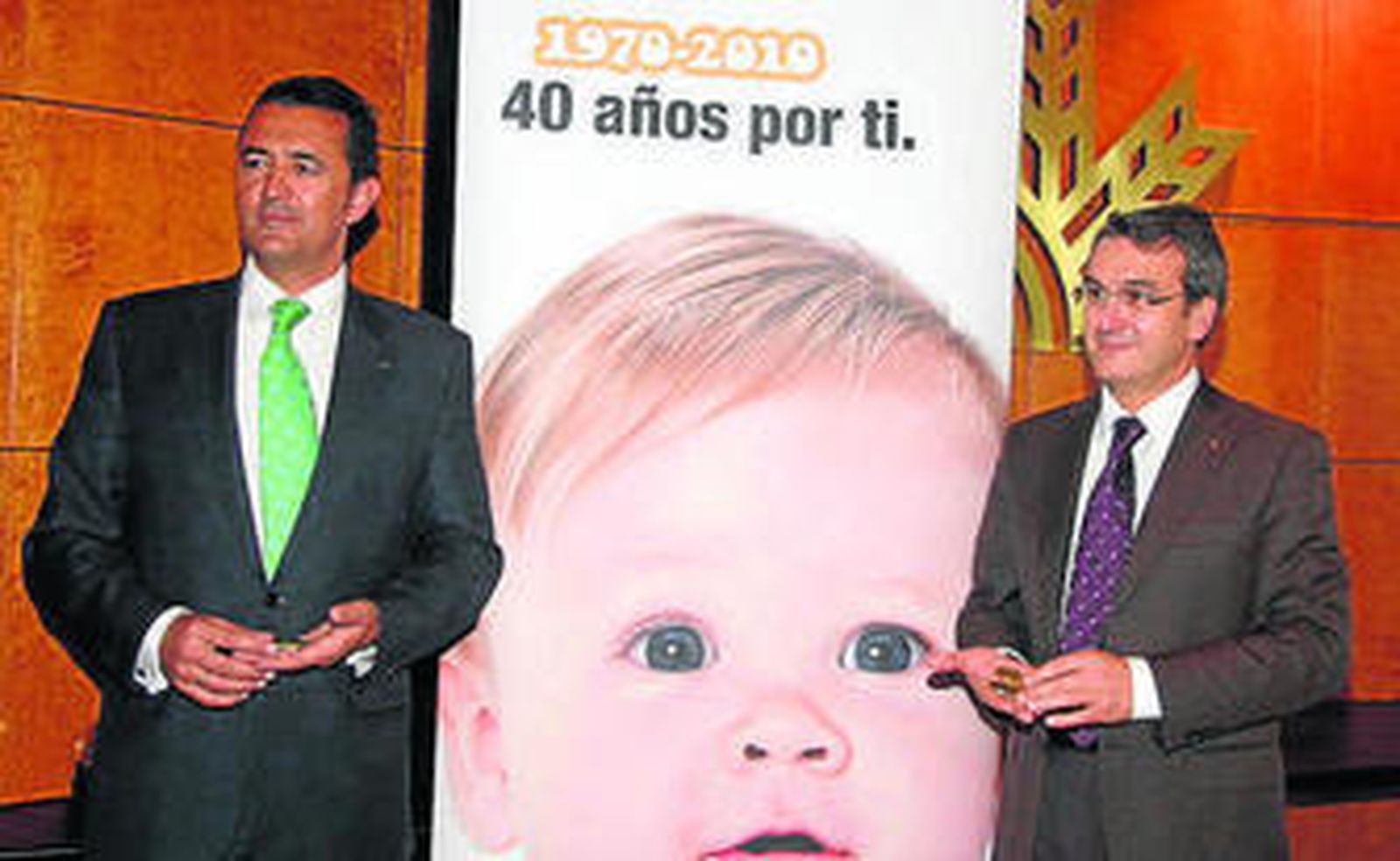 El director general, Dimas Rodríguez, y el presidente Antonio León.