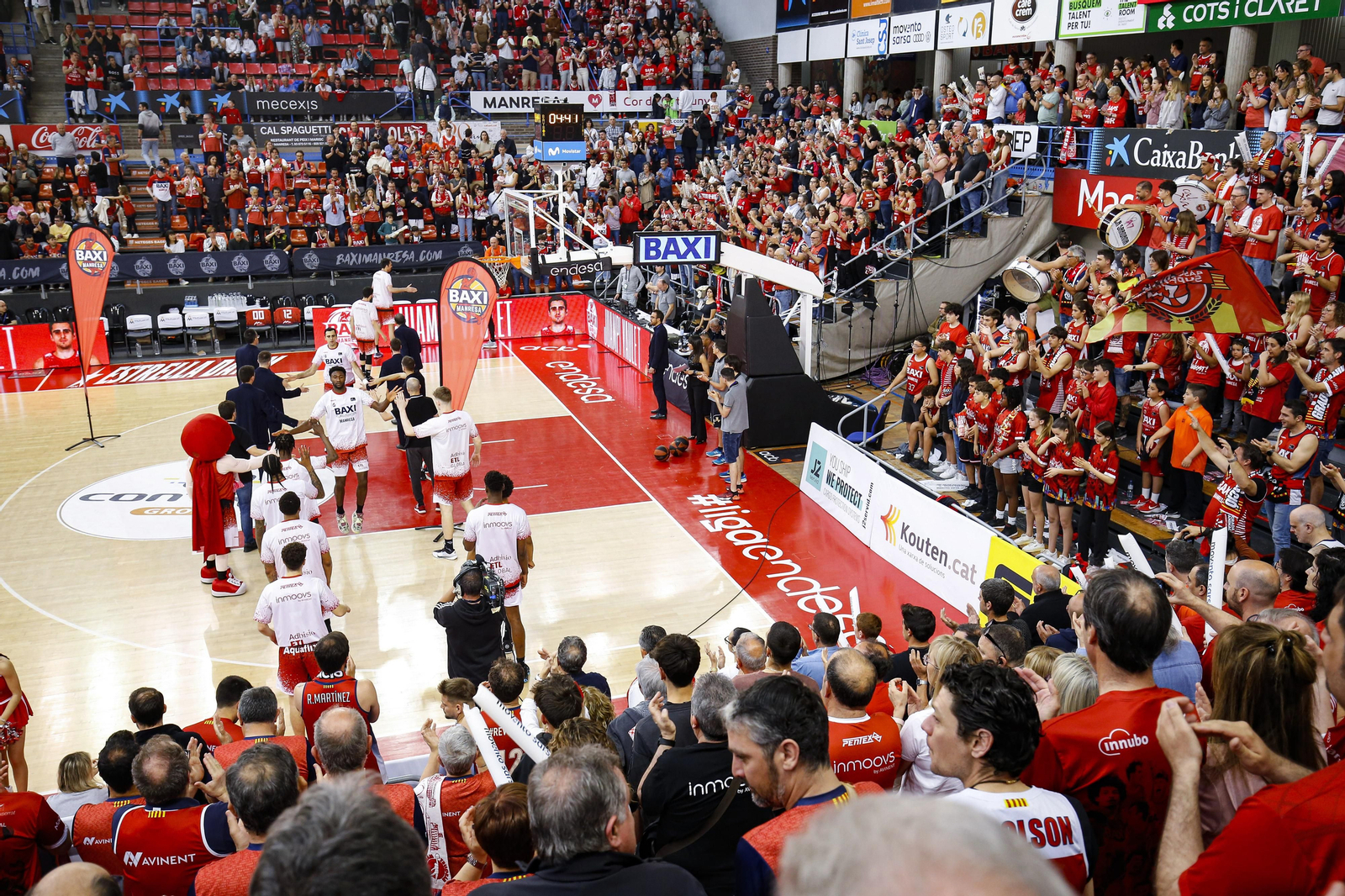 El Baxi Manresa - Unicaja, en fotos
