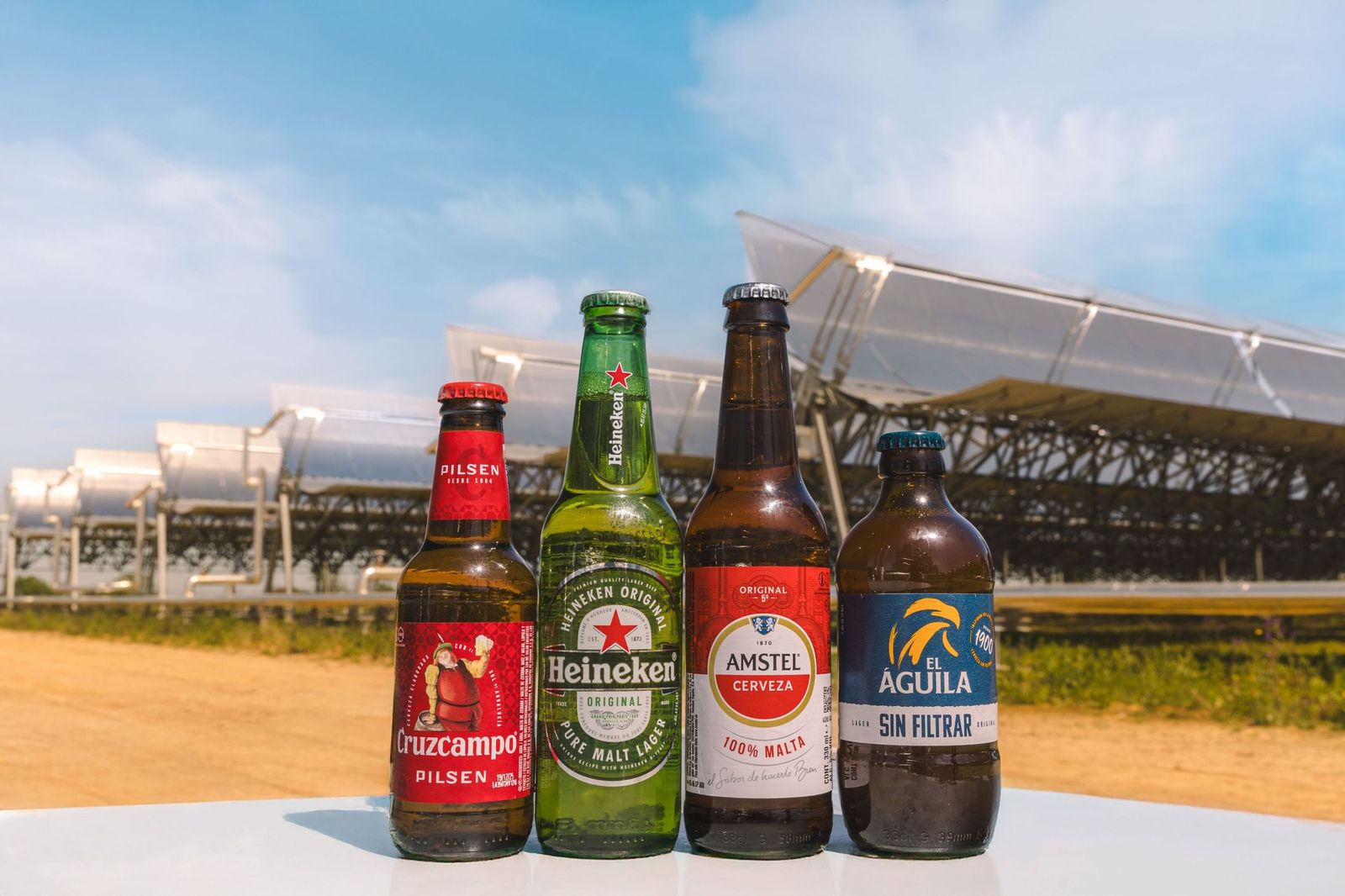 Cervezas de Heineken.