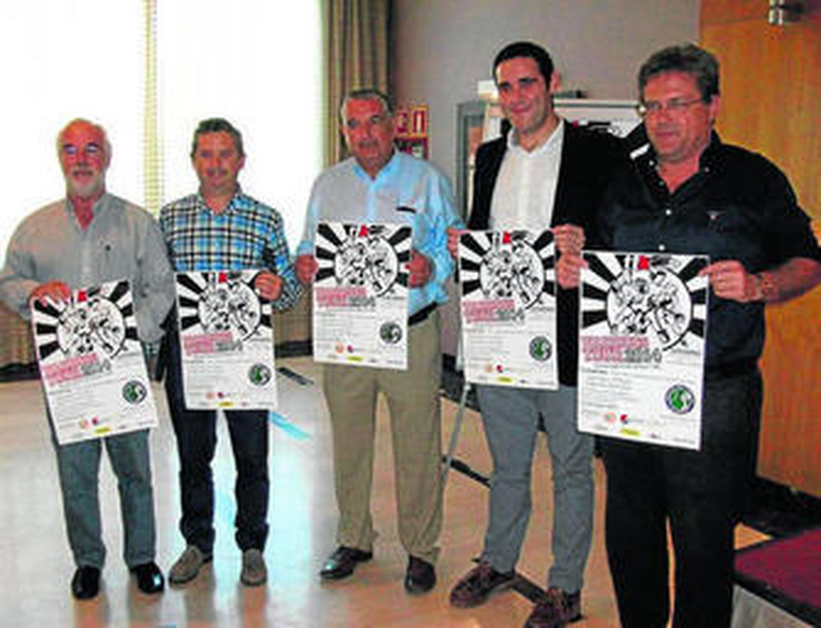 Juan de Luque, Javier Bretones, José Juan Patón, Juan José Alonso y Mariano Garfias.