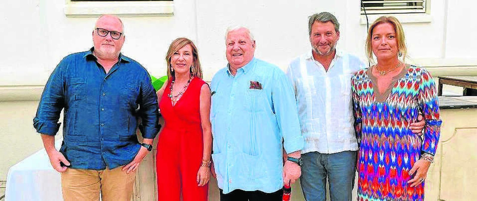 Antonio Grimaldi, Silvia Vilaboa, Gabriel Gómez Campos, Santiago Osborne y Cristina Garote.