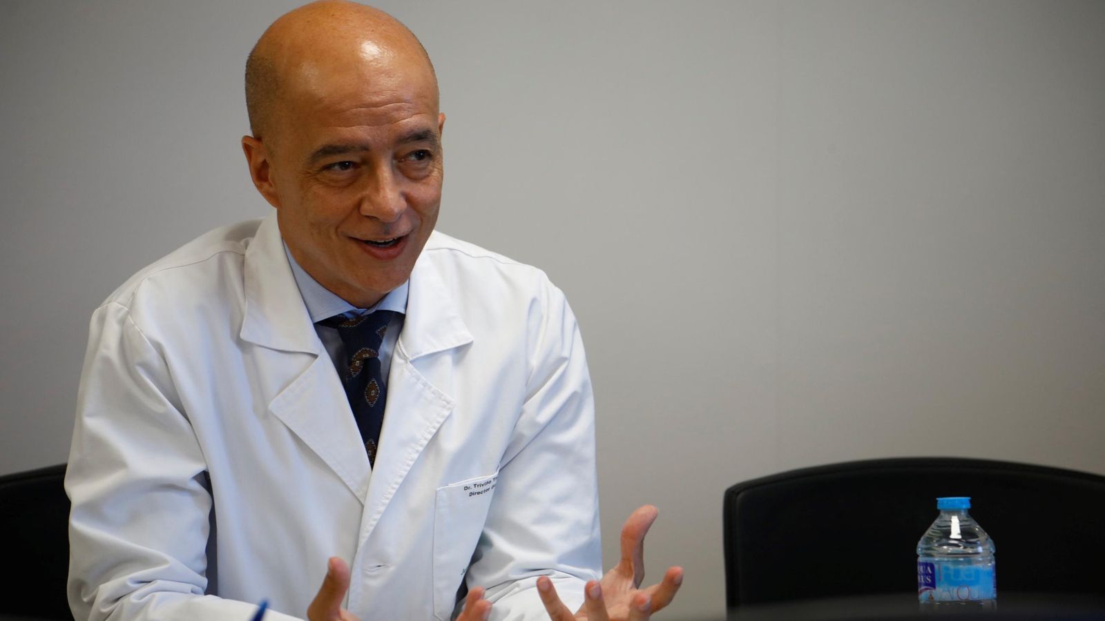 Francisco Triviño, durante la entrevista.