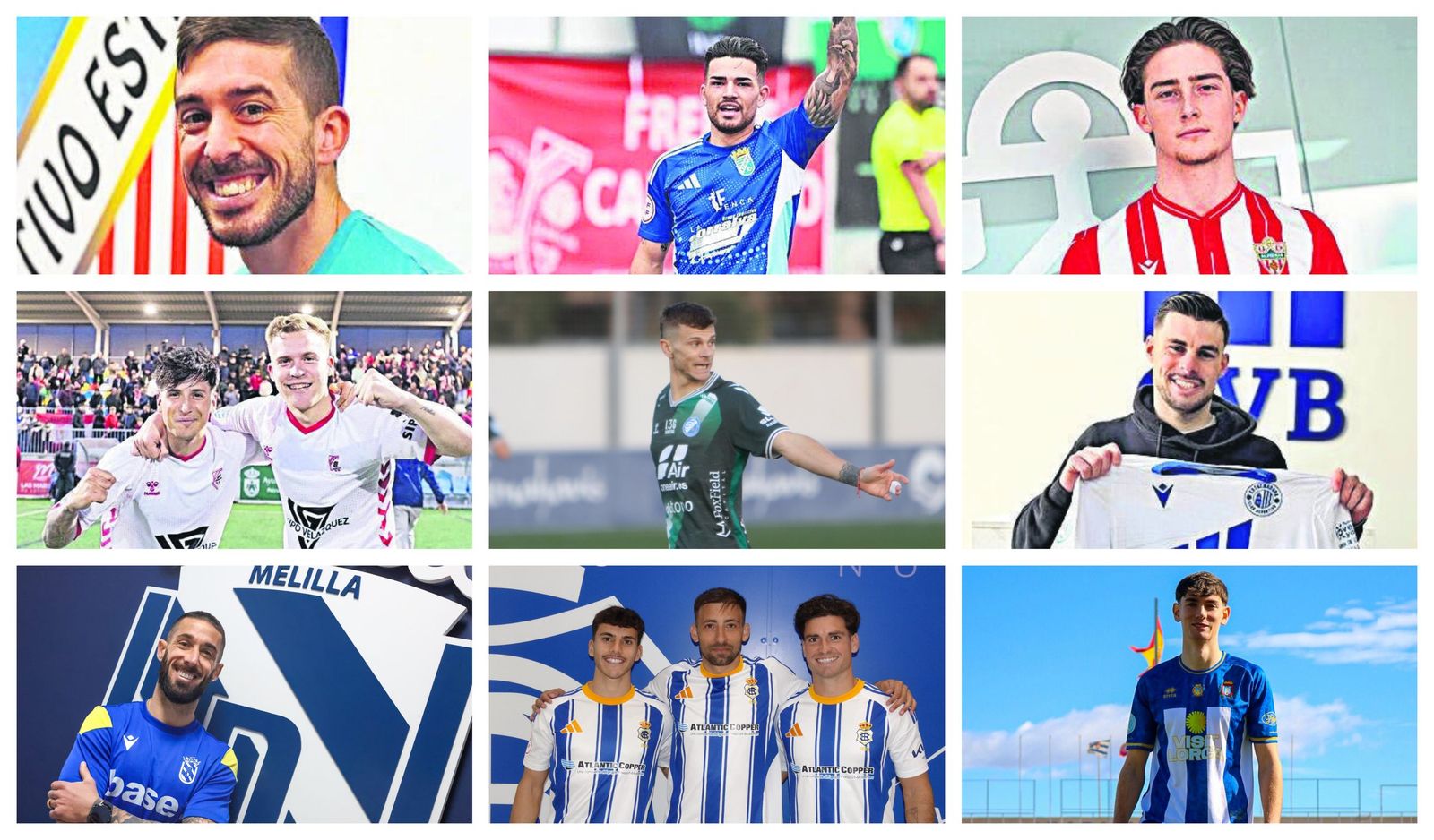 Algunos de los fichajes del grupo IV.