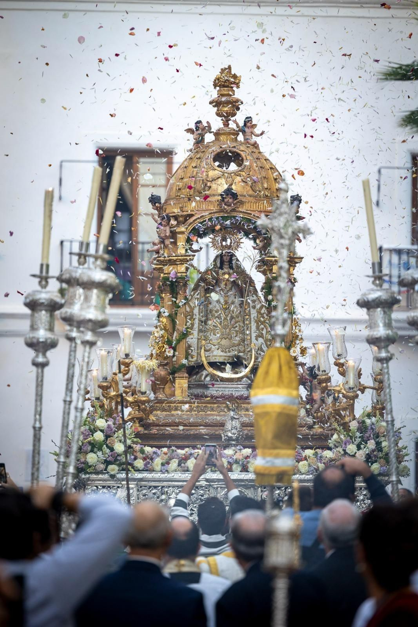 Las imágenes de la procesión de la Virgen de la Palma
