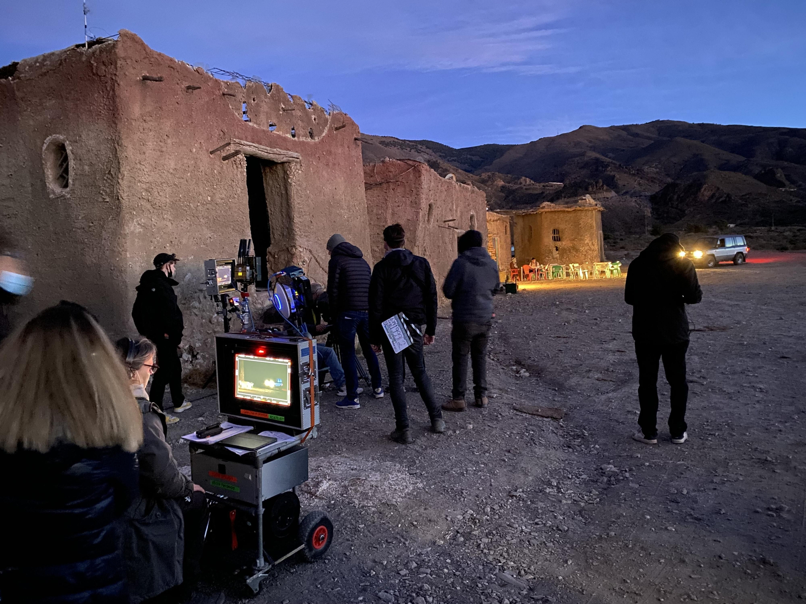 Rodaje en el paraje de El Chorrillo en Sierra Alhamilla que en esta serie recrea a Siria.