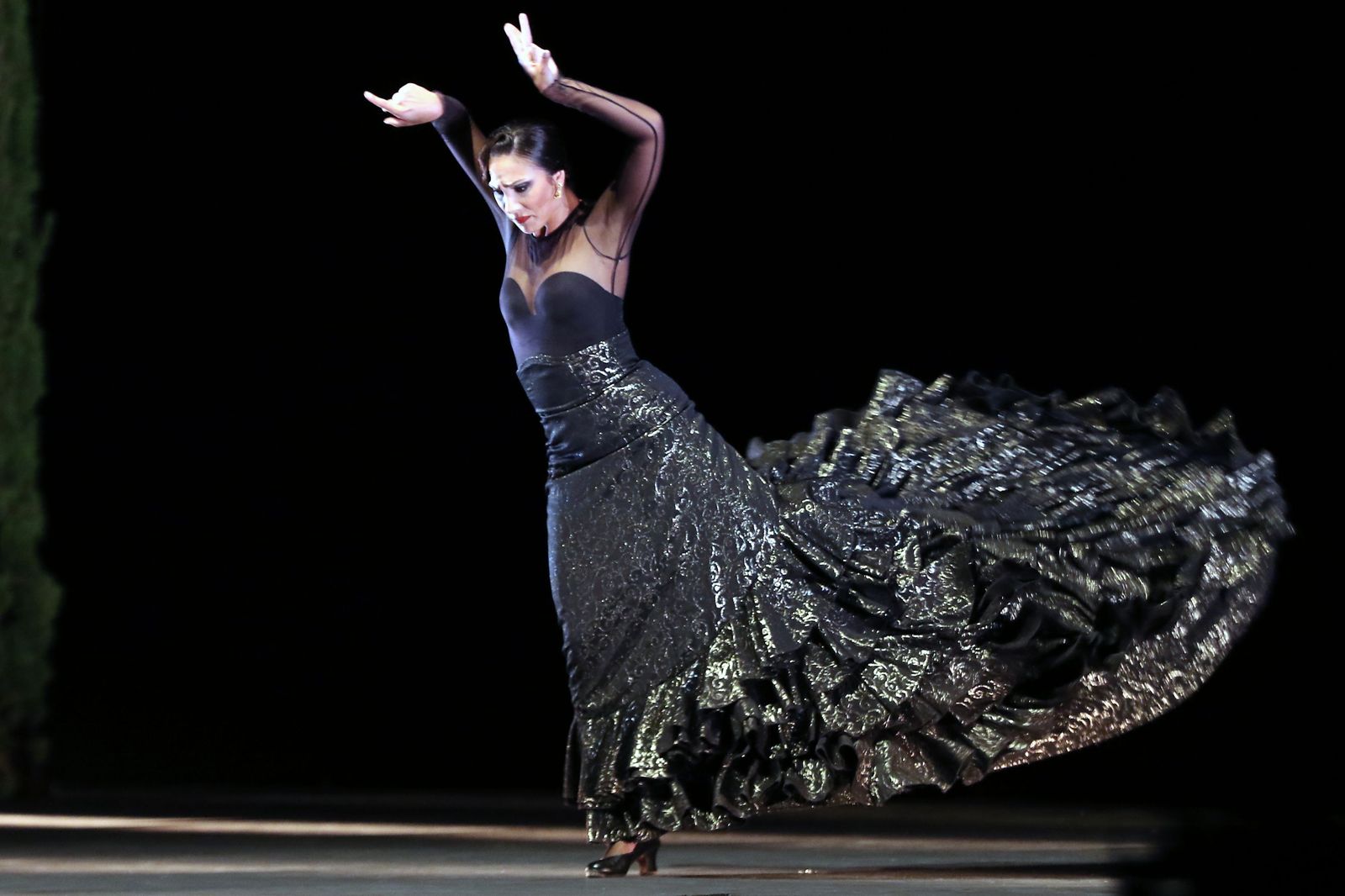 Así ha sido la puesta en escena de la obra "Querencia" en el Generalife  de Granada, incluida en el Festival Internacional de Música y Danza