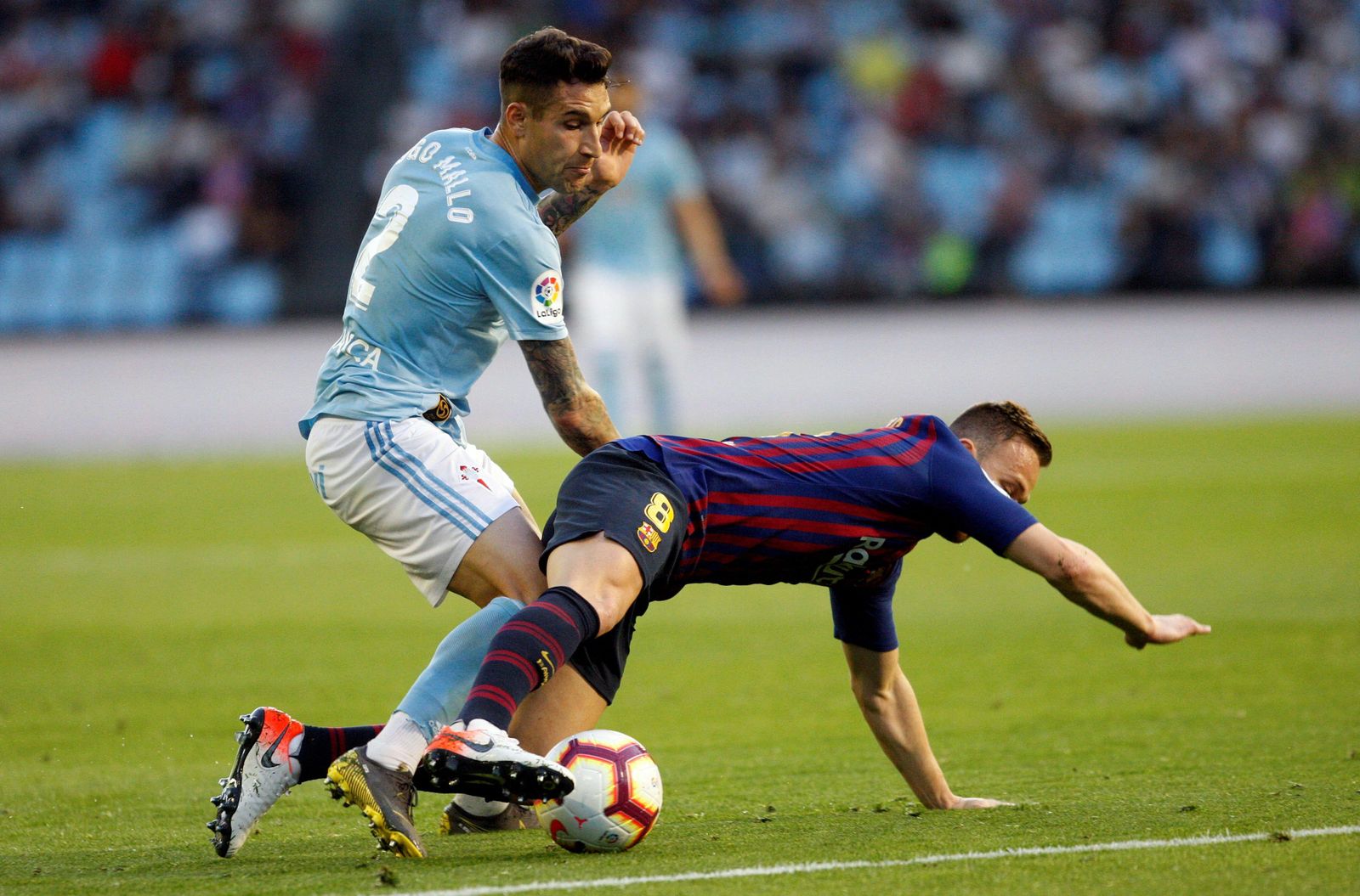 El Celta-Barcelona, en imágenes